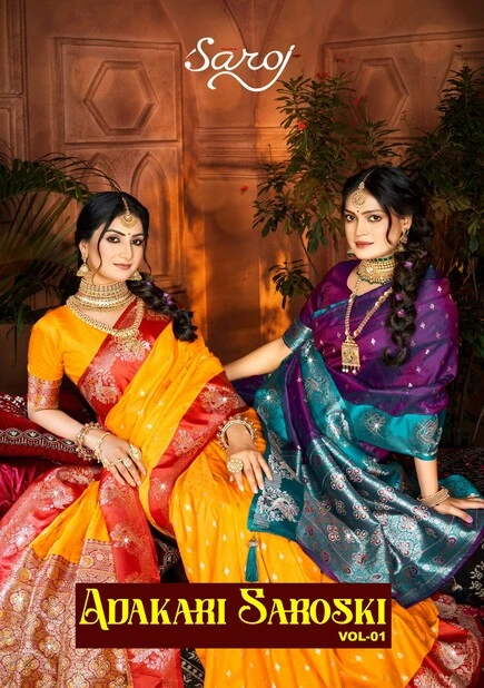Saroj Adakari Saroski Vol 1 Silk Saree Collection