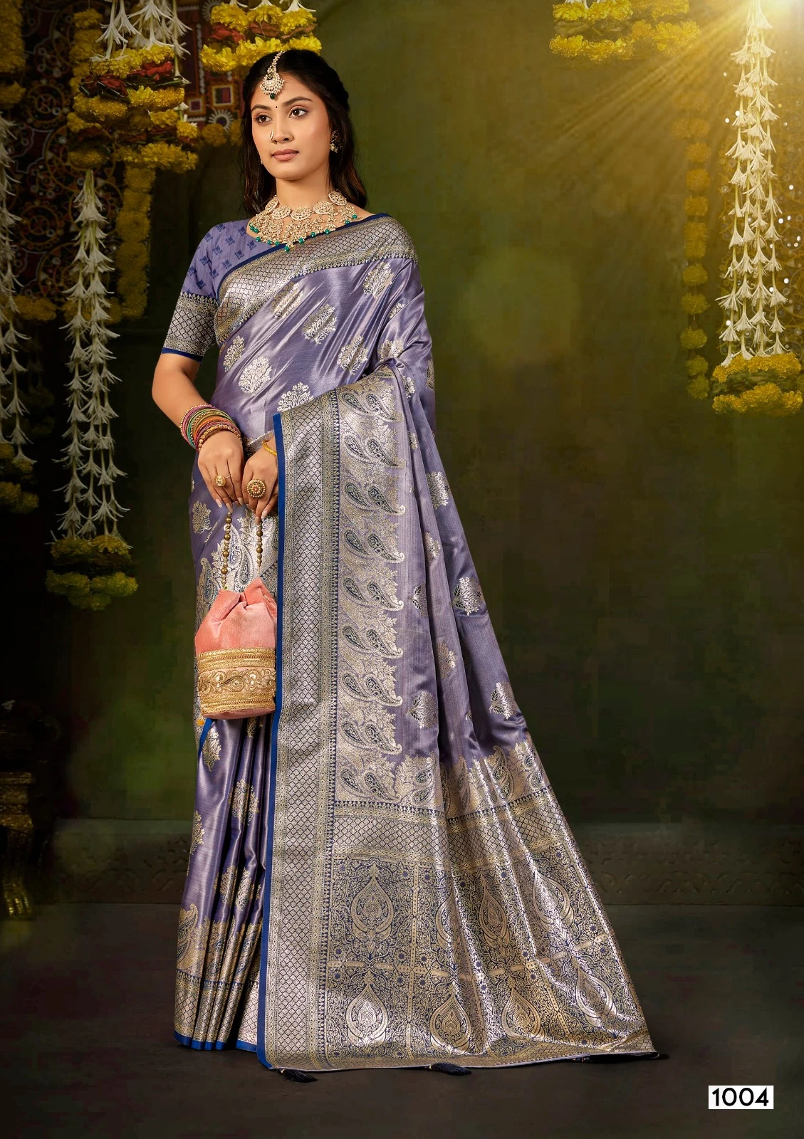 Saroj Mishti Silk Saroski Vol 1 Satin Silk Fancy Saree Collection - Image 2