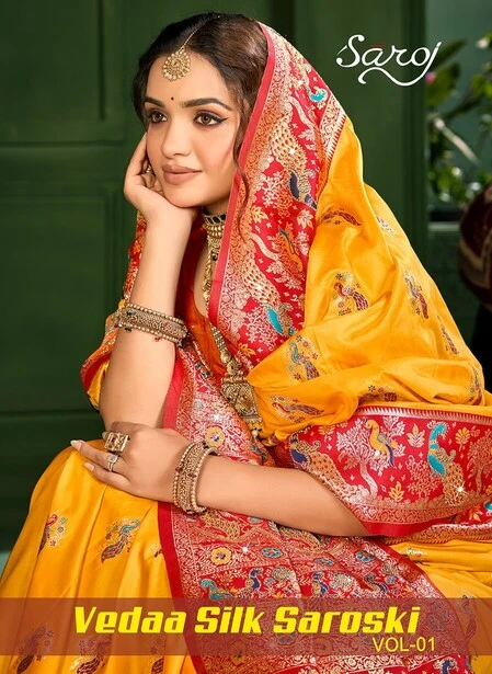 Saroj Vedaa Silk Saroski Vol 1 Silk Party Wear Premium Saree Collection