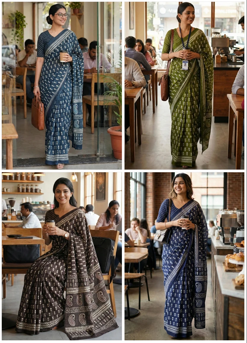 Scdf Office Time a Fancy Cotton Printed Office Wear Collection - Image 6