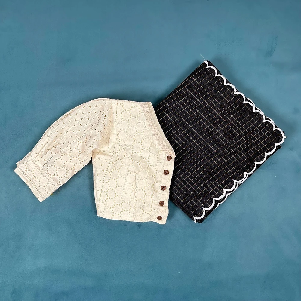 Taraa L 7105 Gadhwal Chex Arca Worked Fancy Saree Collection - Image 6