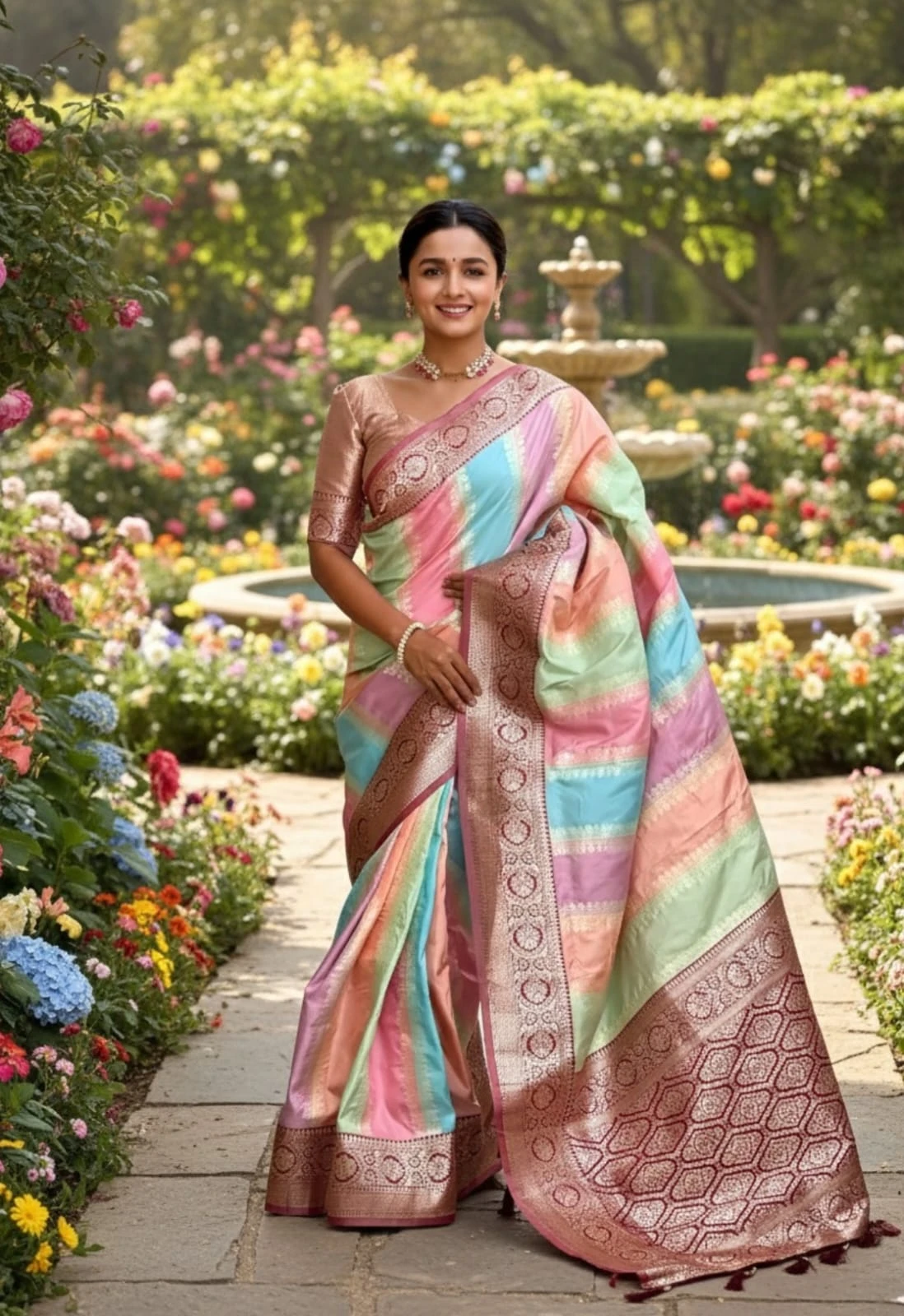 Vt 6080 T Soft Silk Zari Weaving Beautiful Premium Saree Collection - Image 6