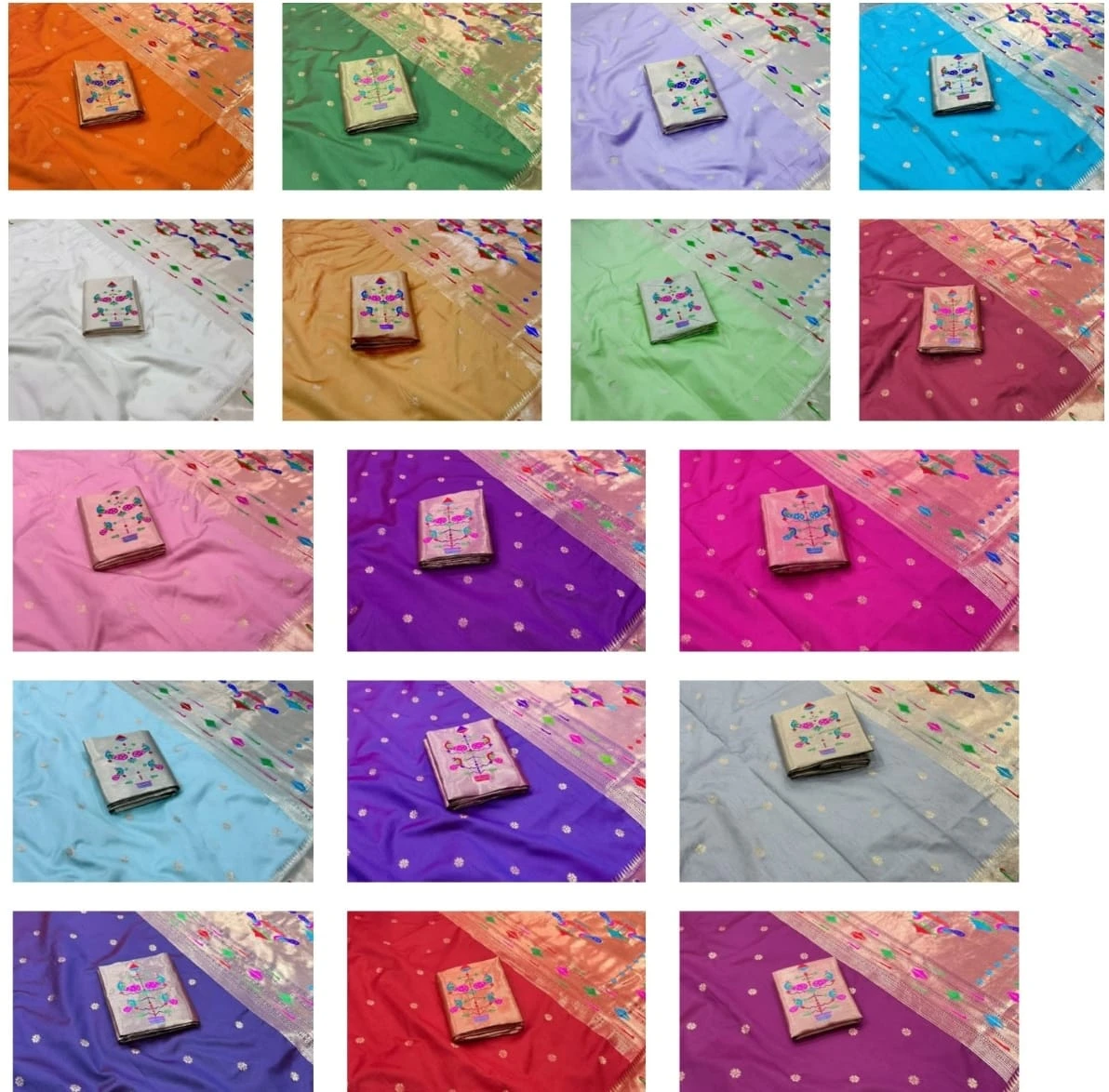 Vt 6084 T Khadi Row Silk Zari Weaving Saree Collection - Image 11