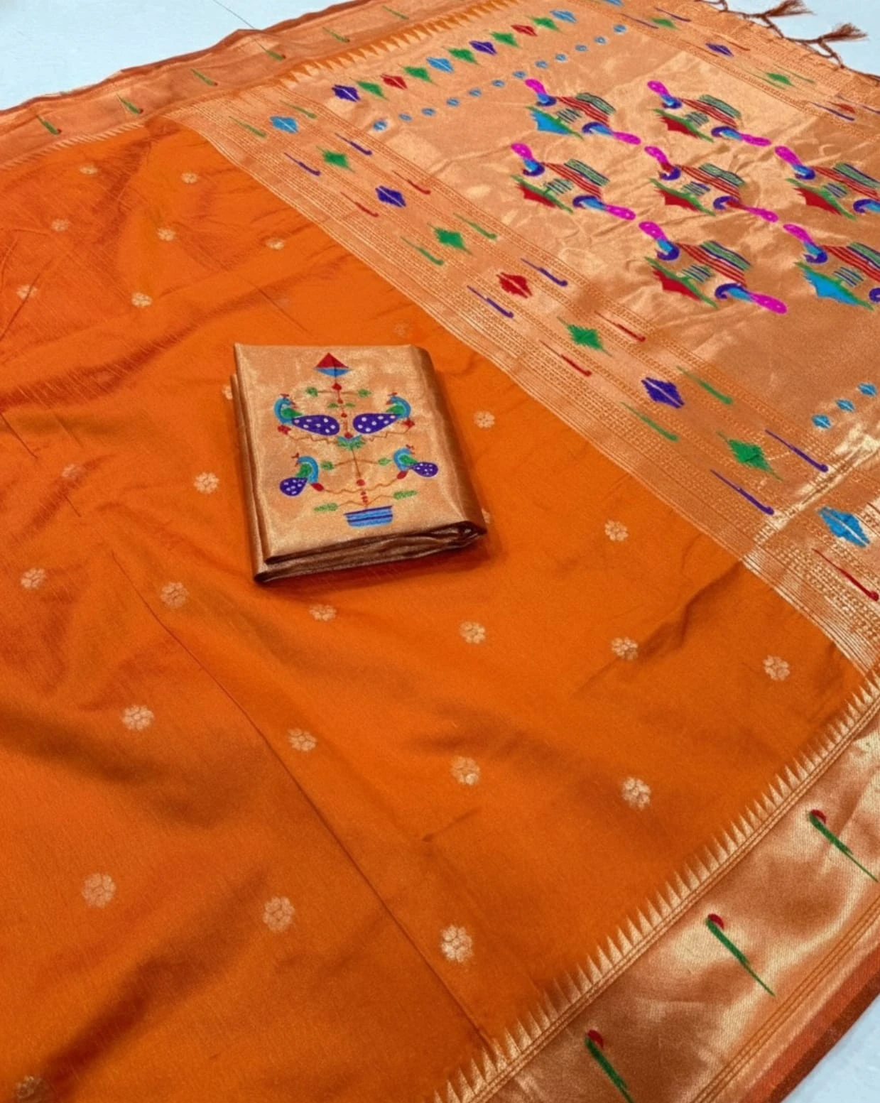 Vt 6084 T Khadi Row Silk Zari Weaving Saree Collection - Image 2