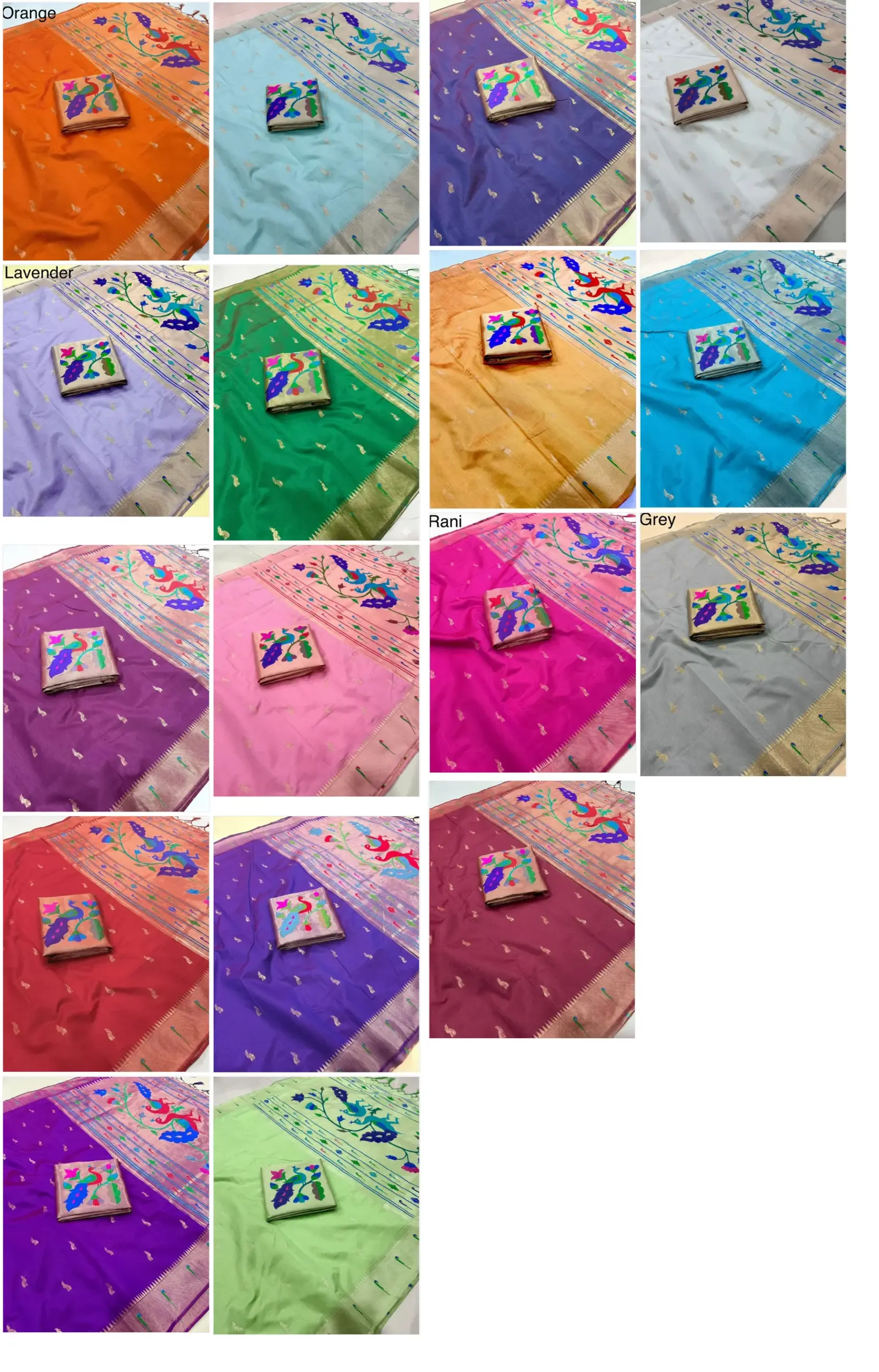 Vt 6085 T Khadi Raw Silk Zari Weaving Saree Collection - Image 11