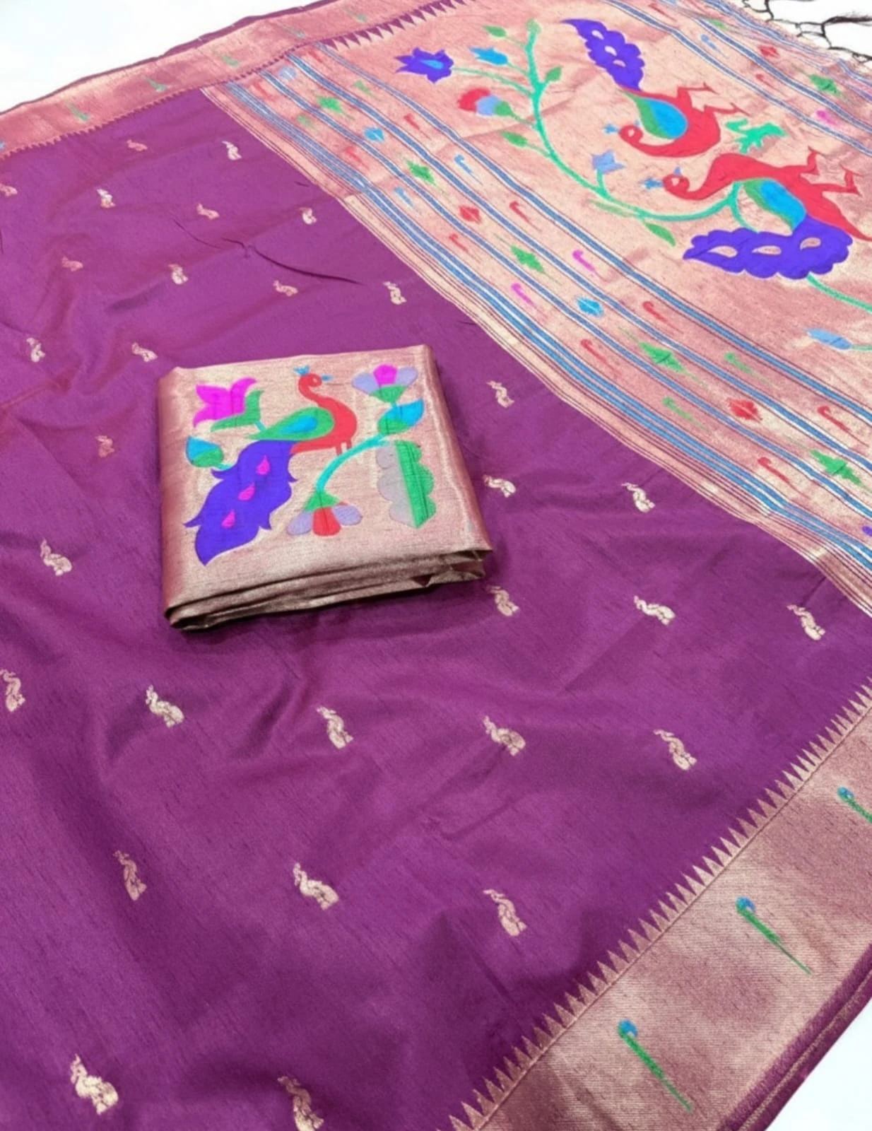 Vt 6085 T Khadi Raw Silk Zari Weaving Saree Collection - Image 15