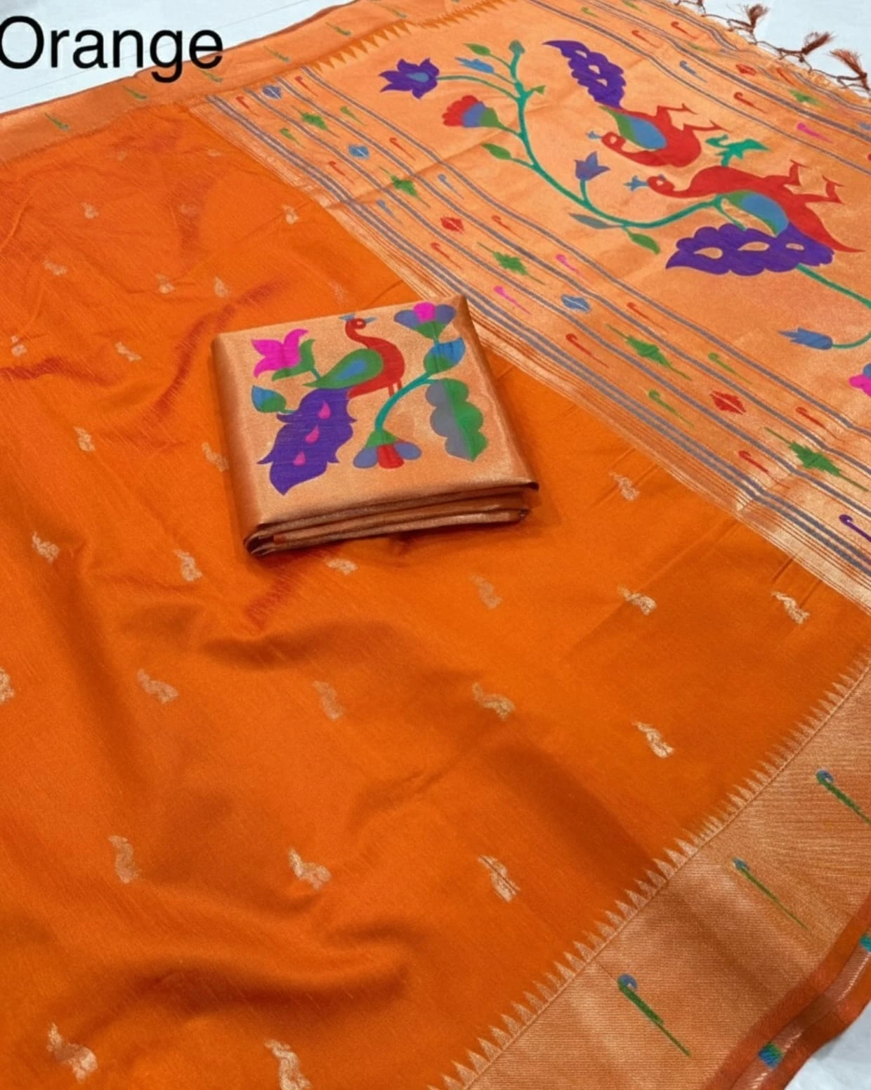 Vt 6085 T Khadi Raw Silk Zari Weaving Saree Collection - Image 2