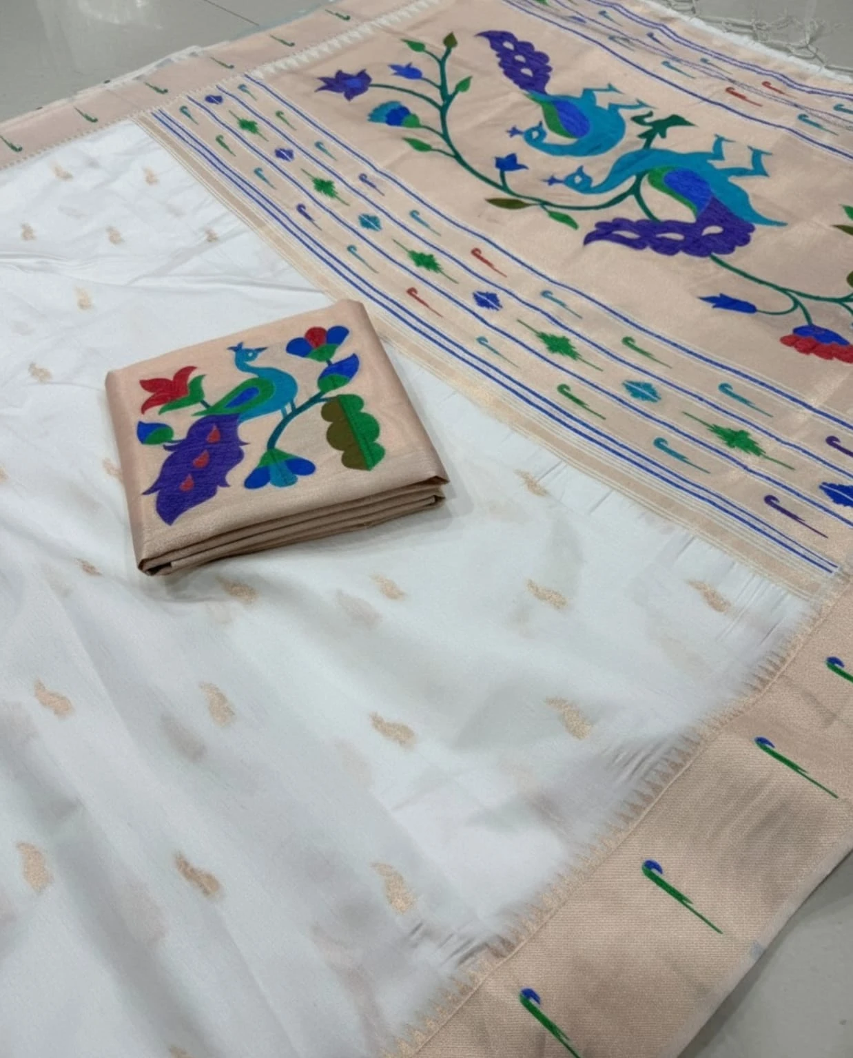 Vt 6085 T Khadi Raw Silk Zari Weaving Saree Collection - Image 5