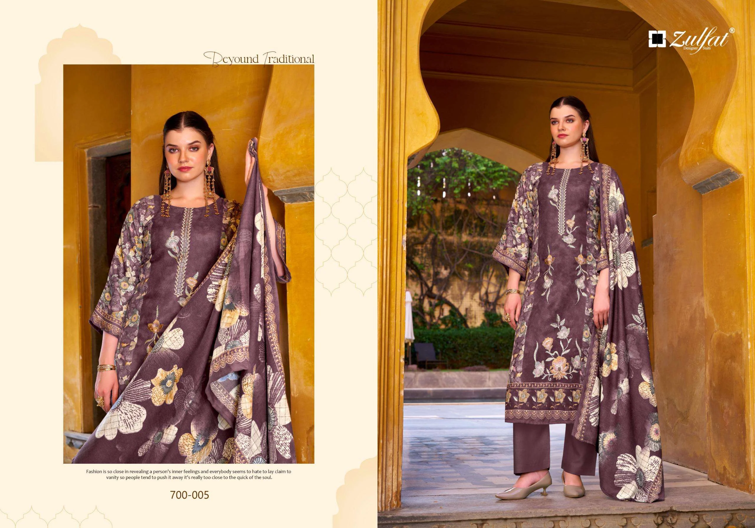 Zulfat Designer Suits Meenakaari - Image 7
