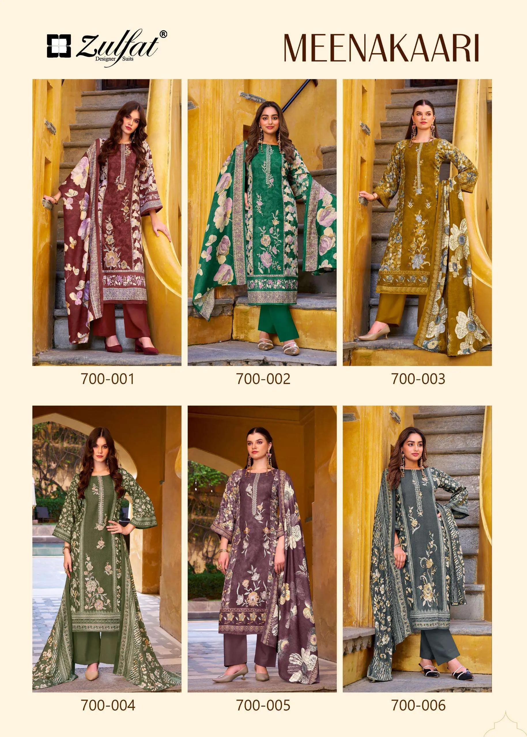 Zulfat Designer Suits Meenakaari - Image 8