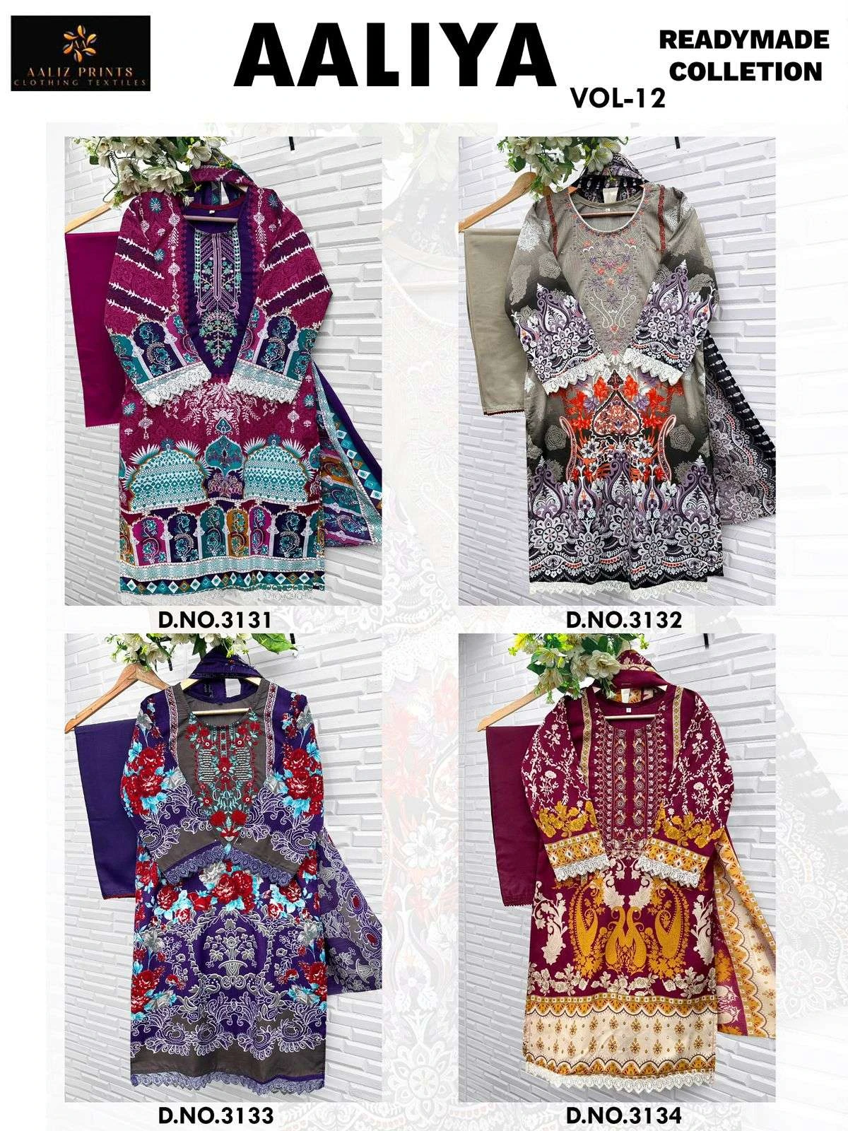 Aaliz Print Aaliya Vol 12 Ready Made Collection - Image 6