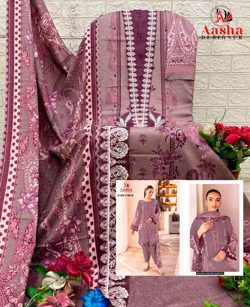 Aasha Designer D No 1199 - Image 3