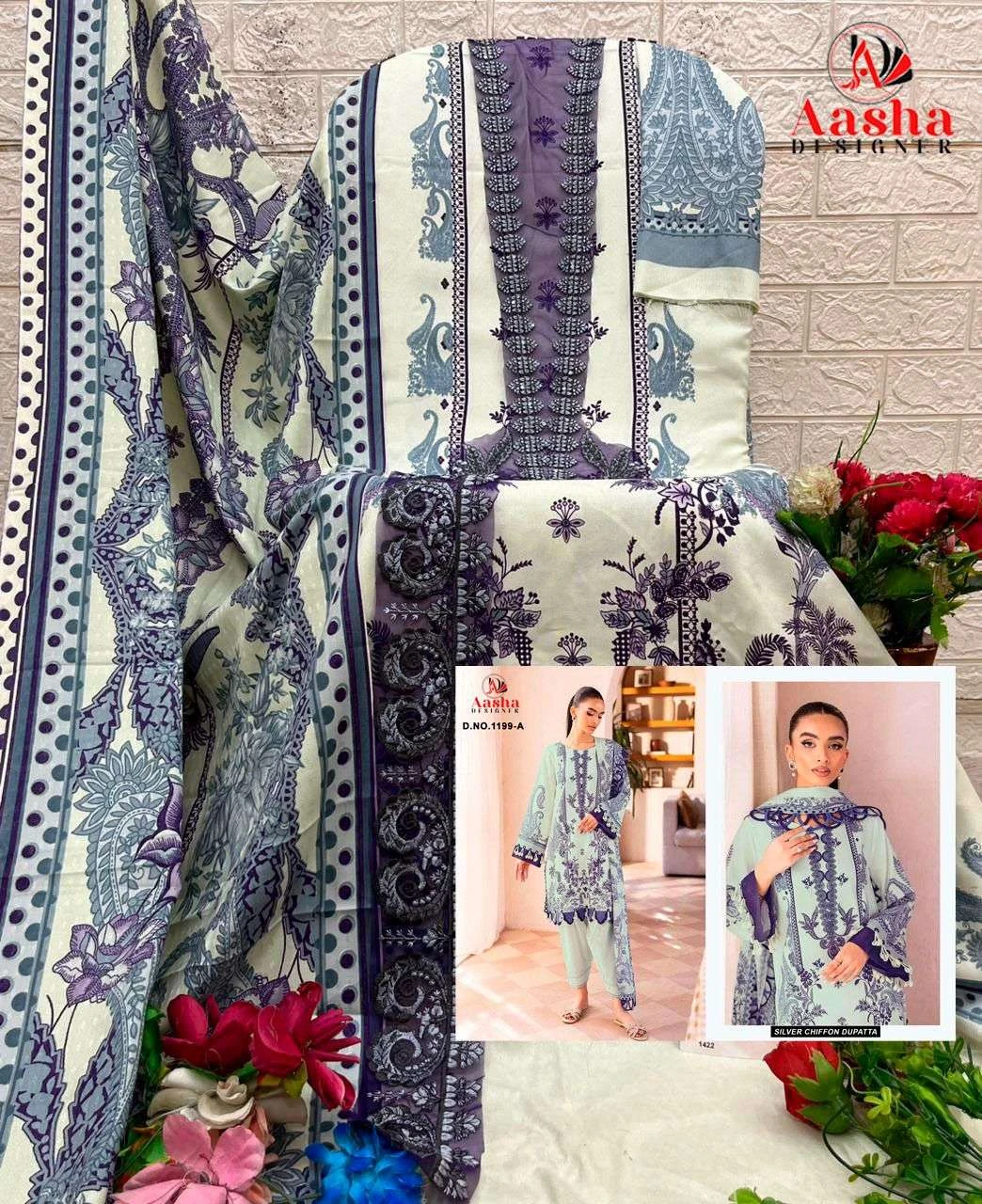 Aasha Designer D No 1199 - Image 5
