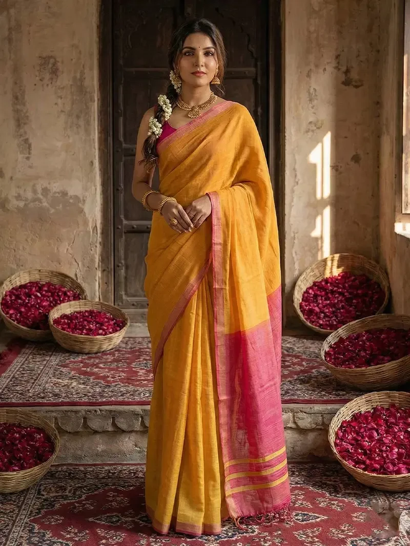 Ast Varnda Cotton Festival Saree Collection with Latkan
