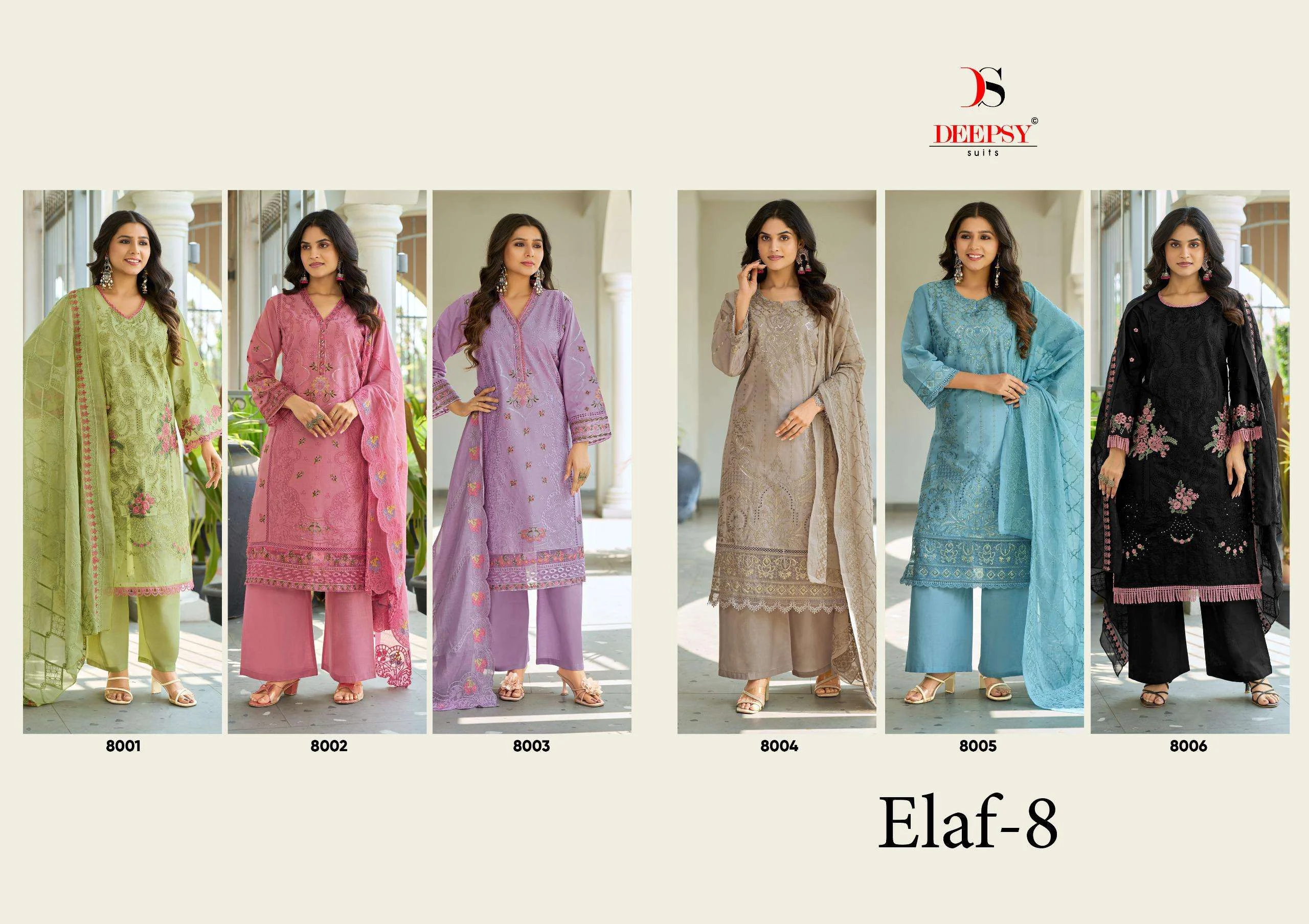 Deepsy Suits Elaf Luxury Lawn Collection Vol 8 - Image 8