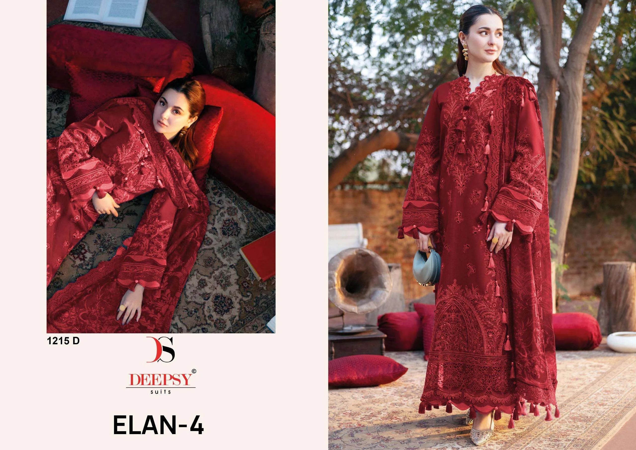 Deepsy Suits Elan Lawn 25 Vol 4 Hit Design 1215 - Image 2
