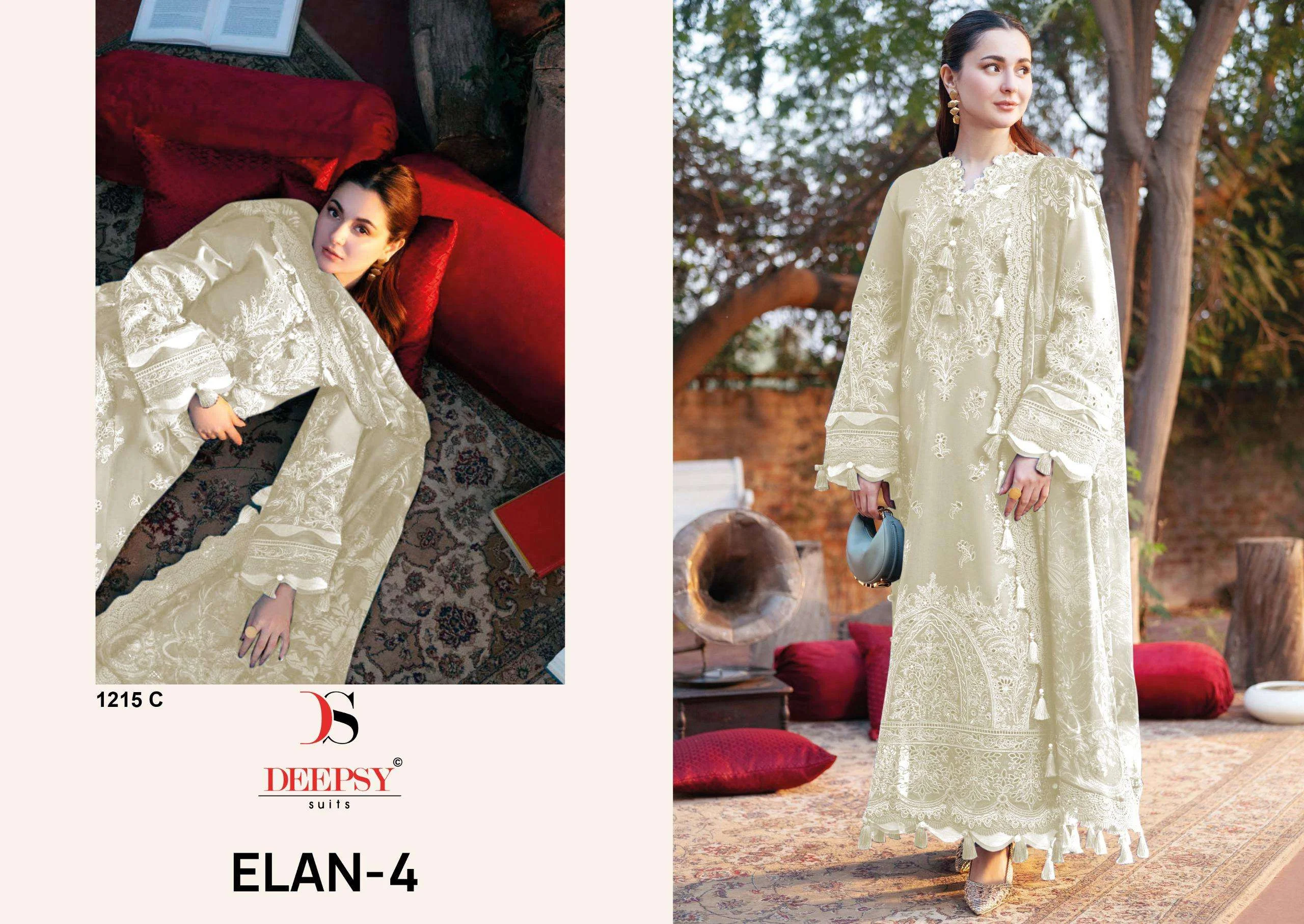Deepsy Suits Elan Lawn 25 Vol 4 Hit Design 1215 - Image 3