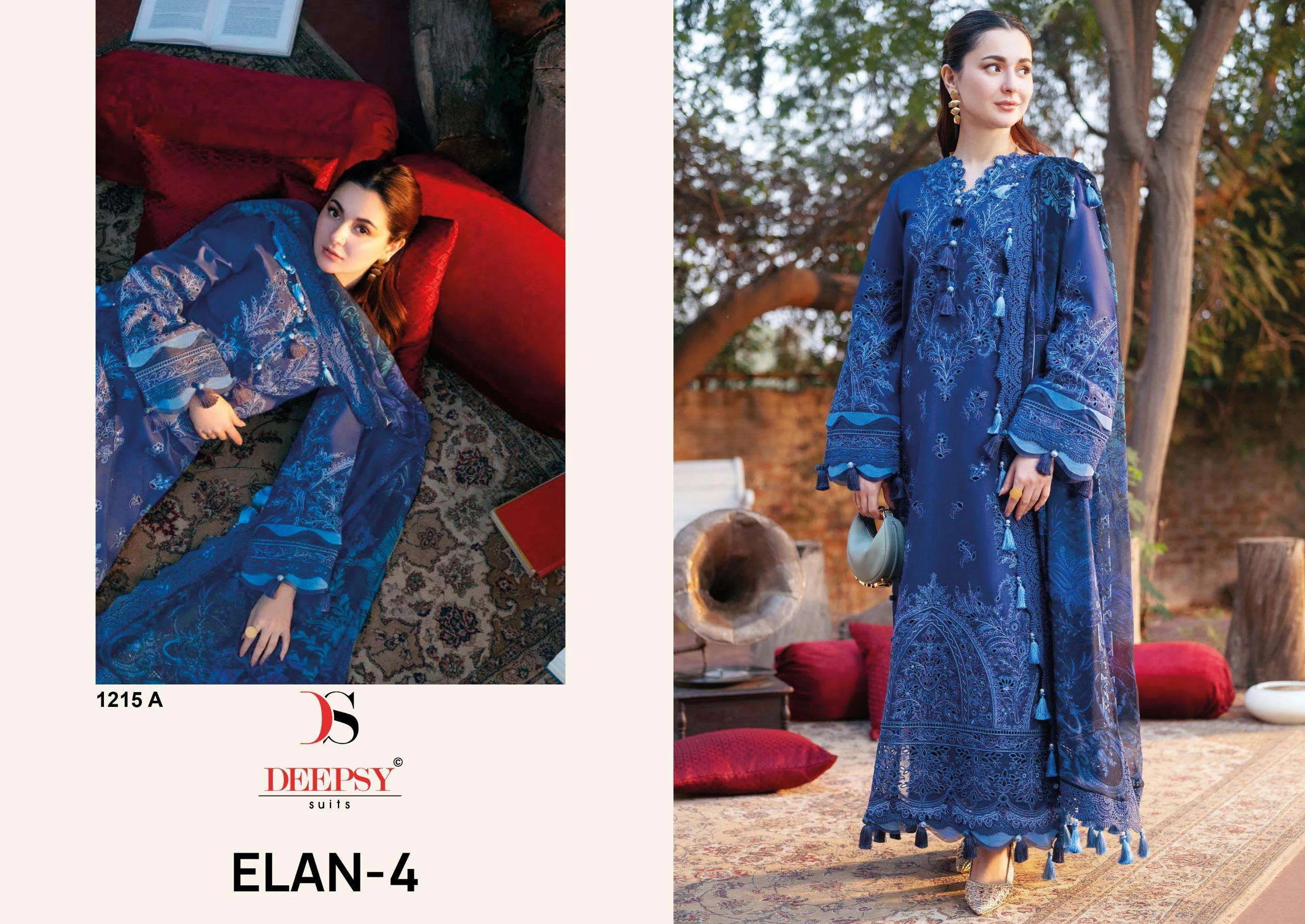 Deepsy Suits Elan Lawn 25 Vol 4 Hit Design 1215 - Image 4