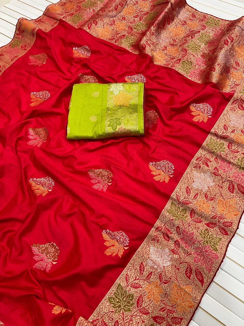 Kc 205 Dola Silk Zari Weaving Saree Collection - Image 2