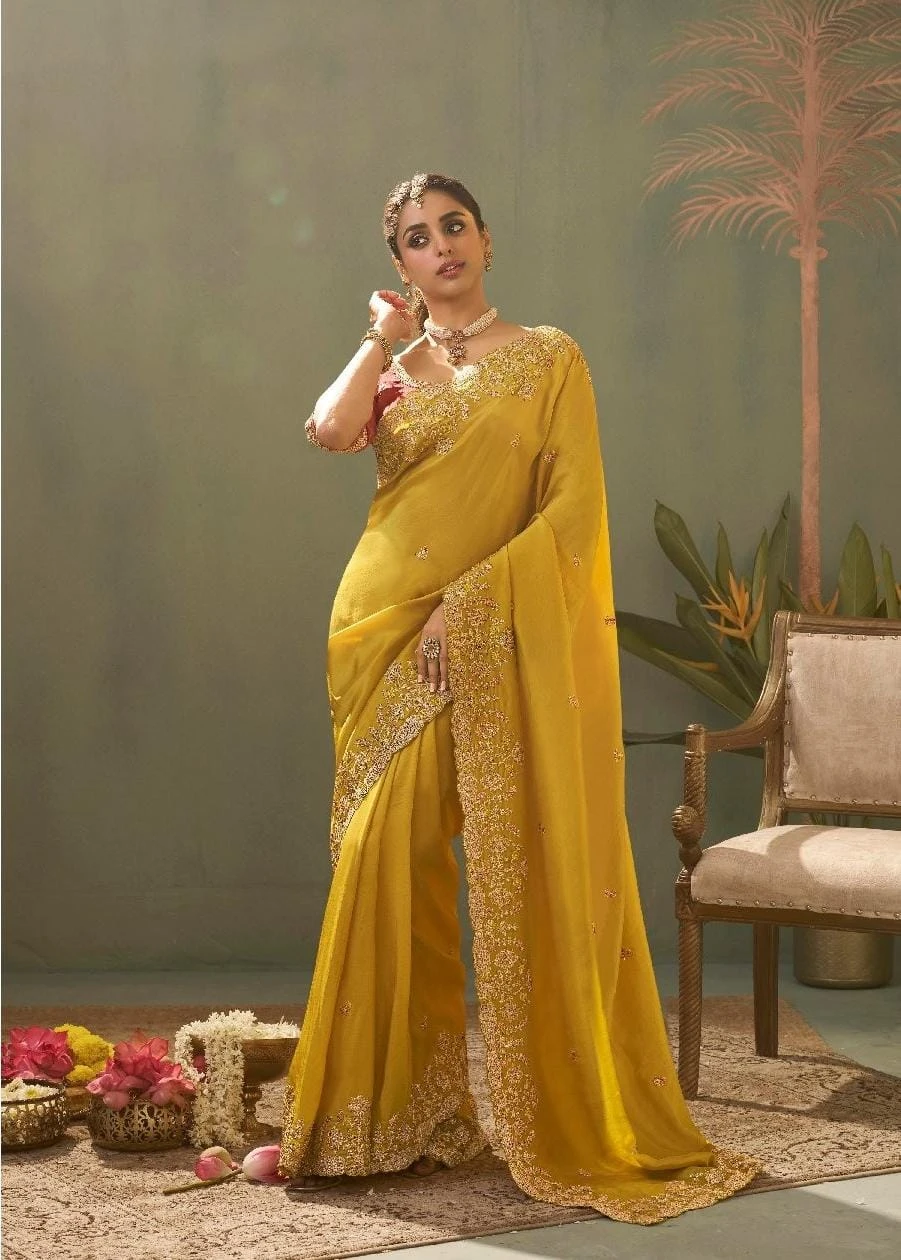 Kira Kaash Upada Silk Embroidered Fancy Designer Saree Collection - Image 13