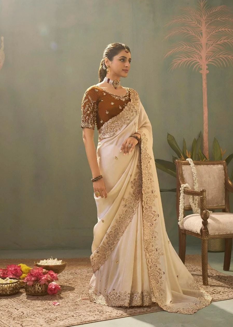 Kira Kaash Upada Silk Embroidered Fancy Designer Saree Collection - Image 2