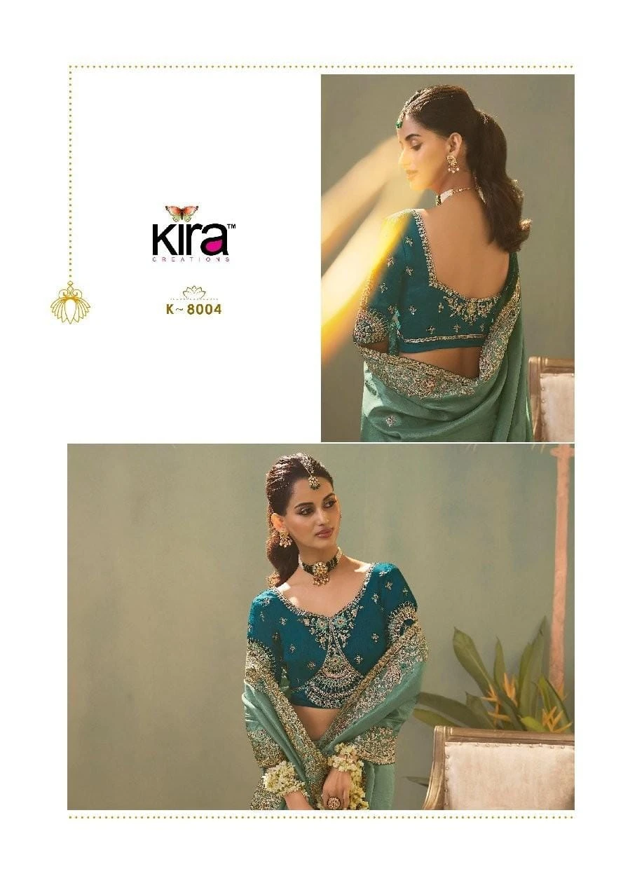 Kira Kaash Upada Silk Embroidered Fancy Designer Saree Collection - Image 3