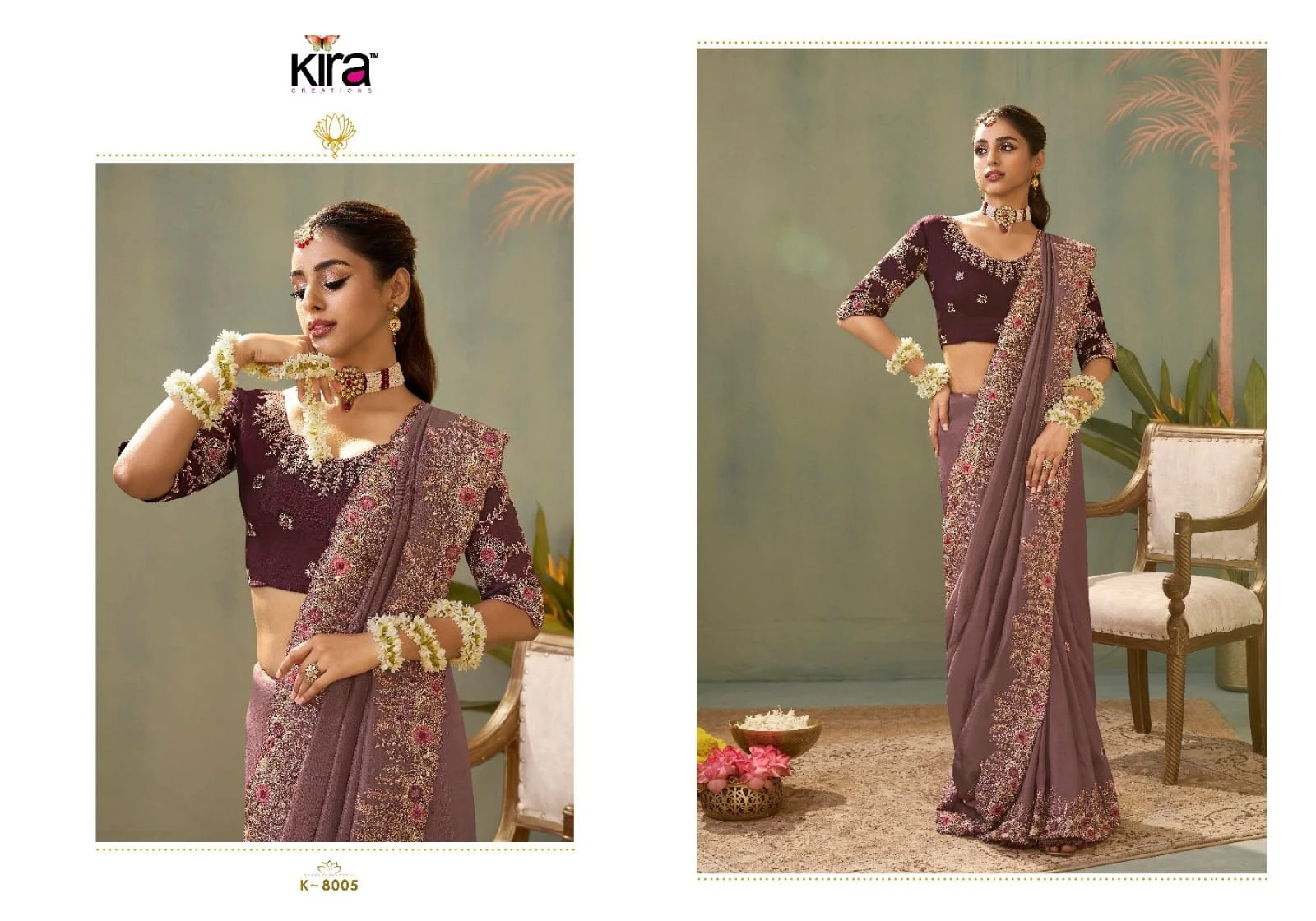 Kira Kaash Upada Silk Embroidered Fancy Designer Saree Collection - Image 4