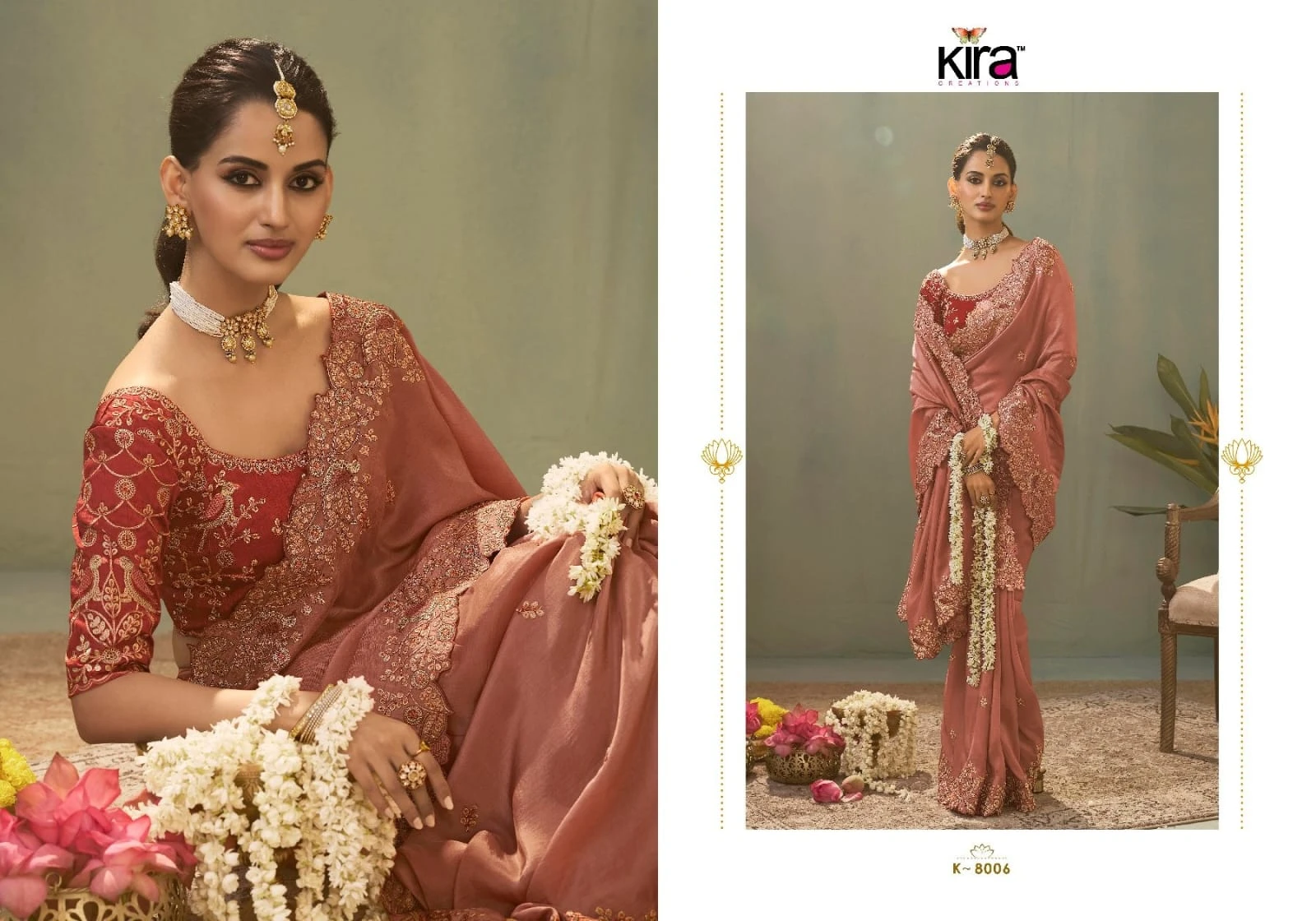 Kira Kaash Upada Silk Embroidered Fancy Designer Saree Collection - Image 5