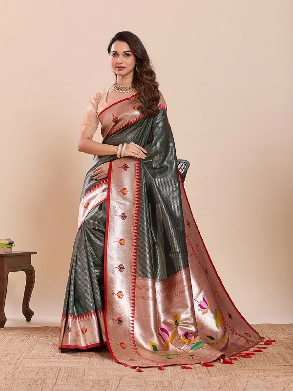 Maahi 213 Paithani Silk Zari Weaving Saree Collection - Image 5