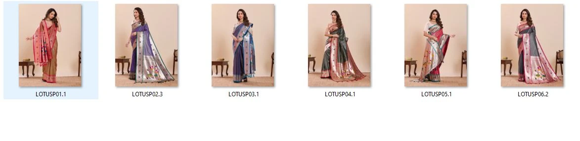 Maahi 213 Paithani Silk Zari Weaving Saree Collection - Image 8