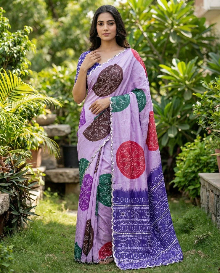 Mahek 213 Chinon Embroidery Party Wear Saree Collection - Image 2