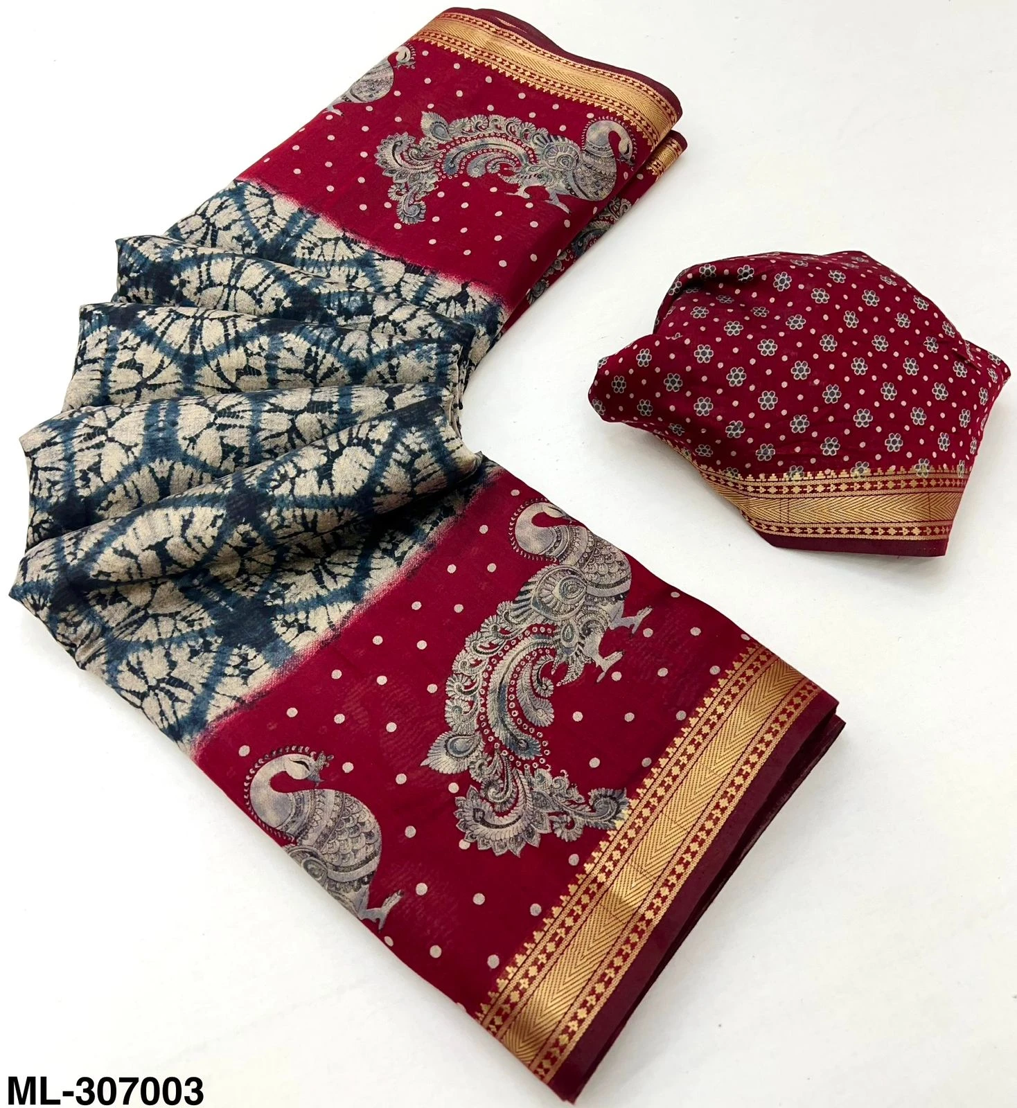 Rajyog Mul Cotton 307001 to 06 Printed Saree Collection - Image 12