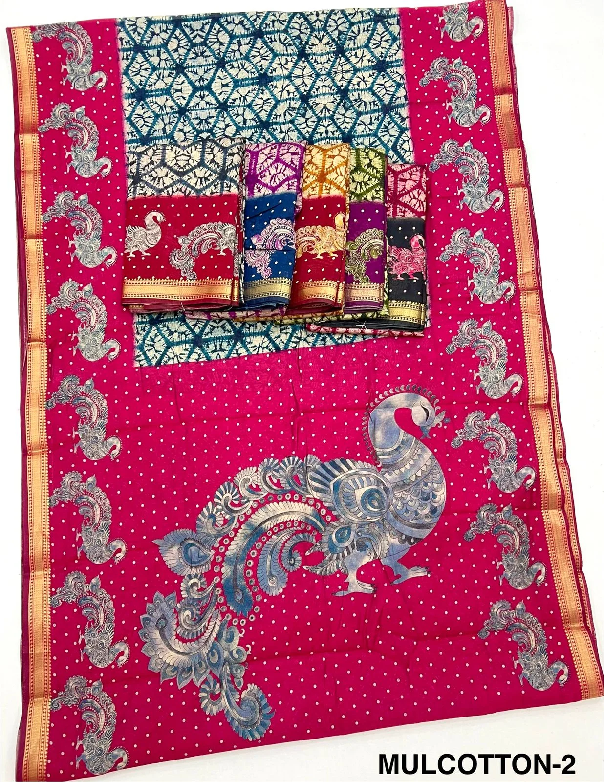 Rajyog Mul Cotton 307001 to 06 Printed Saree Collection - Image 5