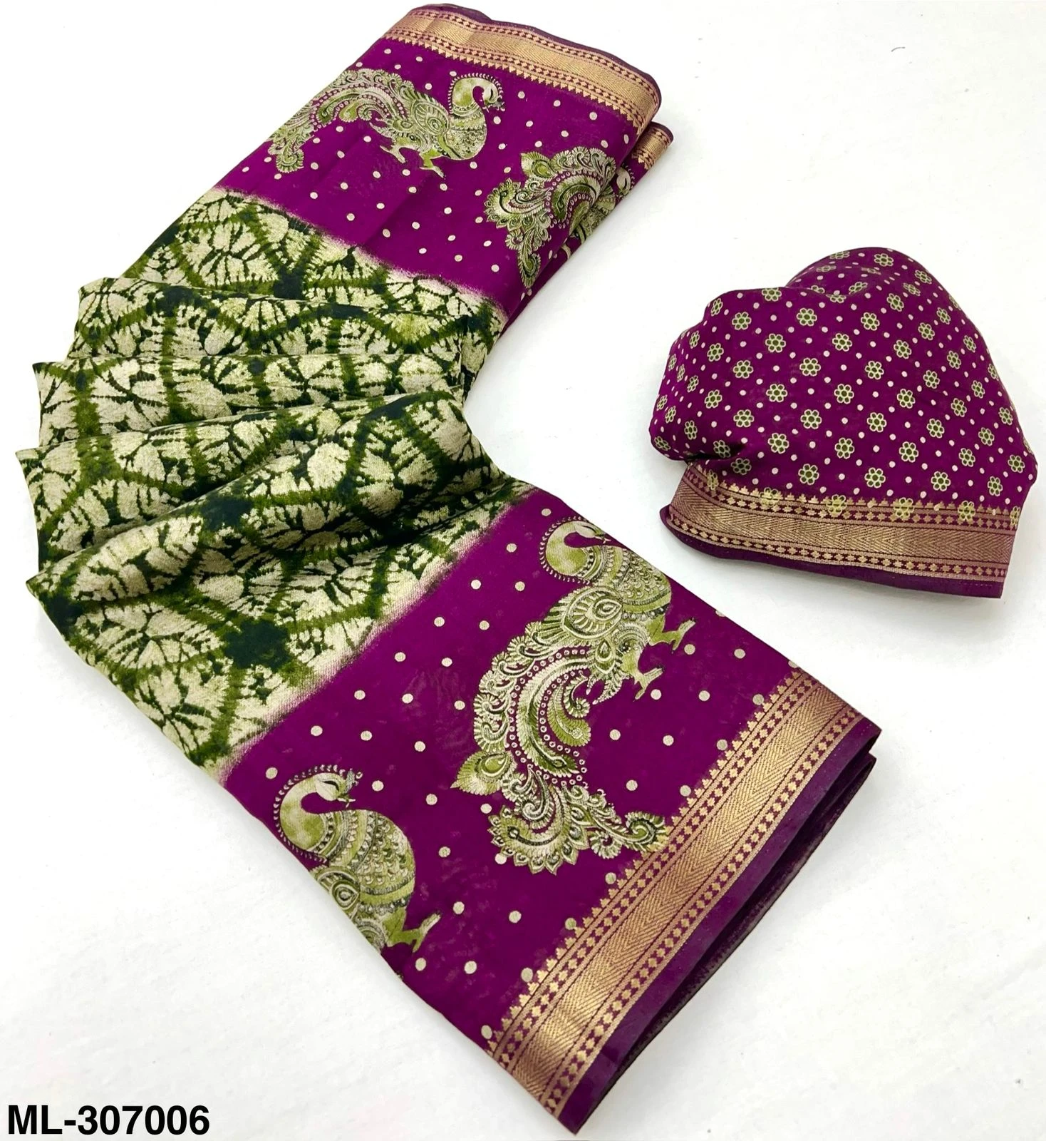 Rajyog Mul Cotton 307001 to 06 Printed Saree Collection - Image 6