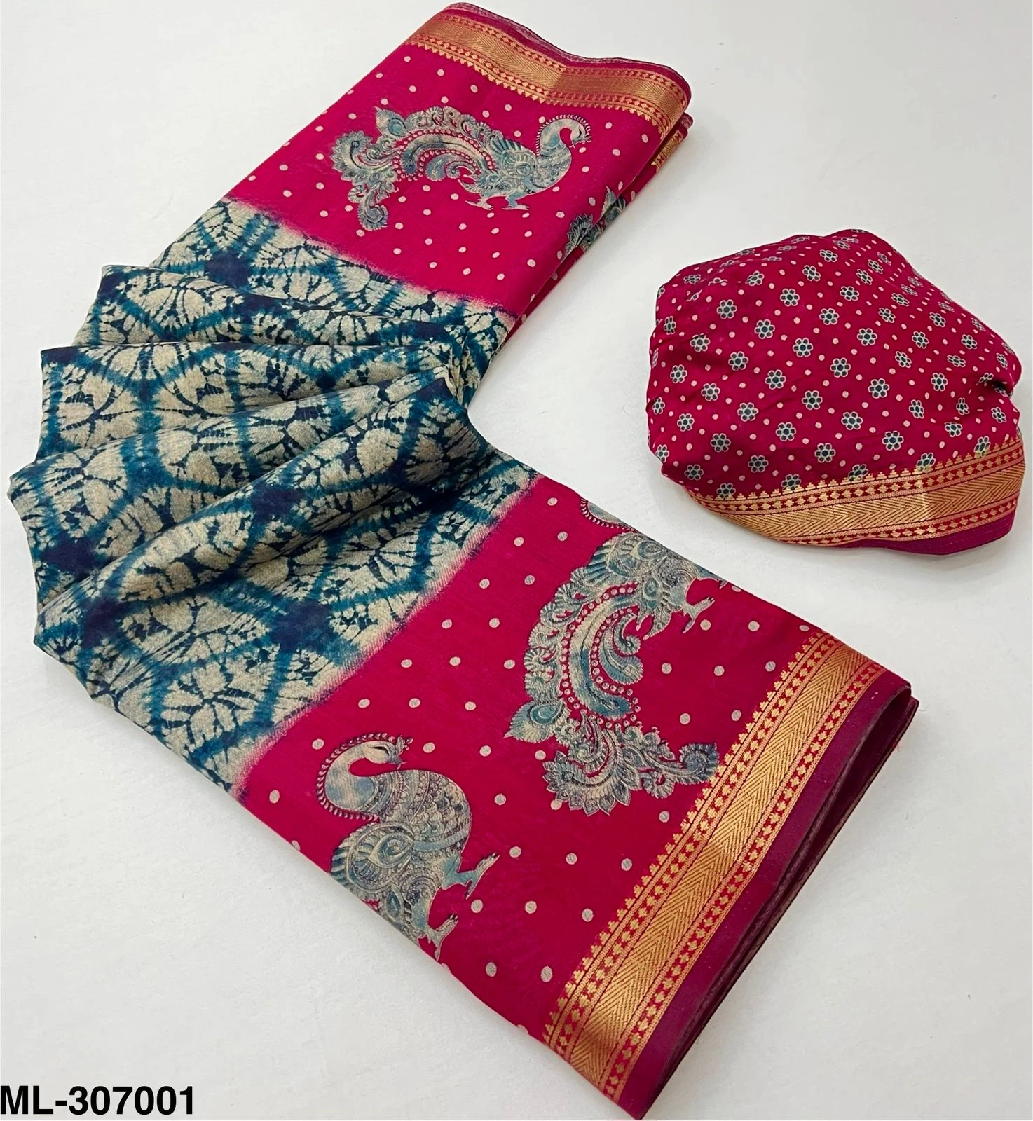 Rajyog Mul Cotton 307001 to 06 Printed Saree Collection - Image 8