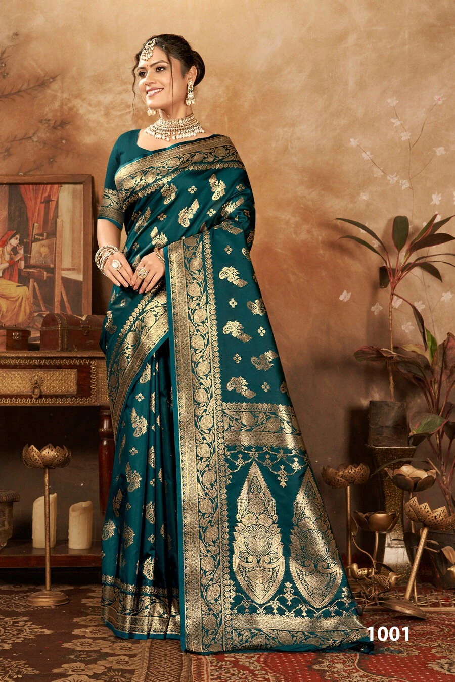 Saroj Arundhati Silk Vol 1 Zari Weaving Silk Saree Collection - Image 3
