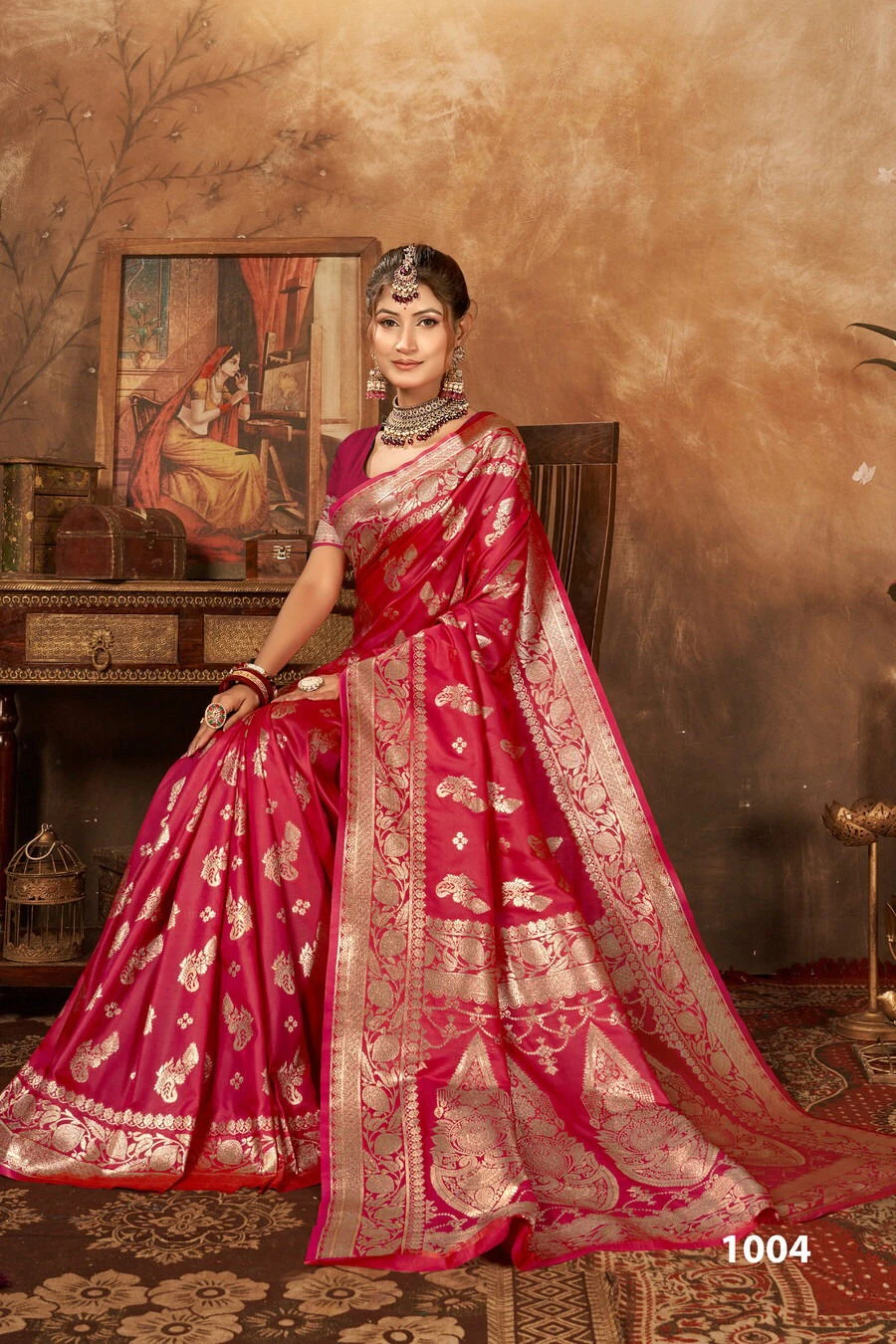 Saroj Arundhati Silk Vol 1 Zari Weaving Silk Saree Collection - Image 4