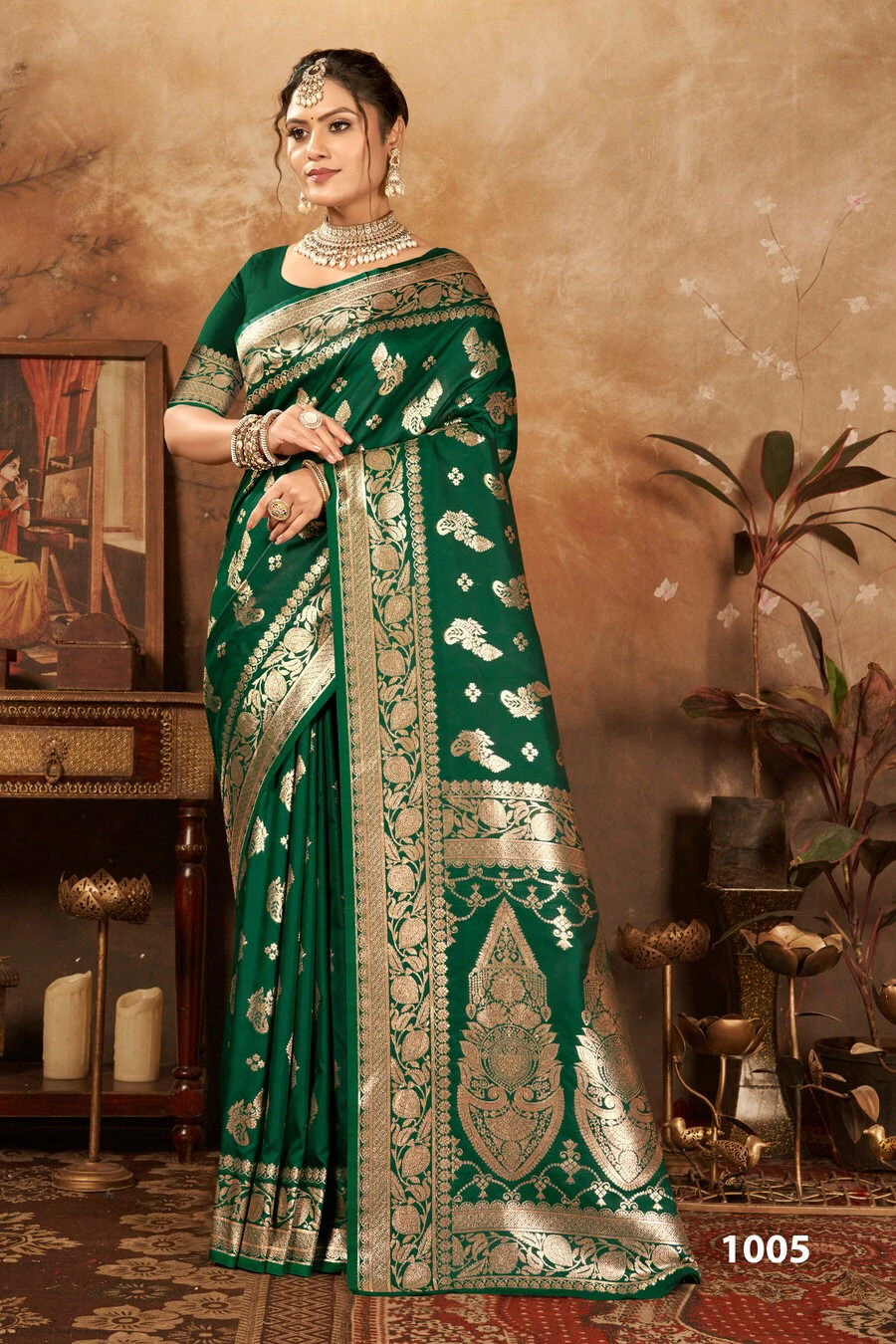Saroj Arundhati Silk Vol 1 Zari Weaving Silk Saree Collection - Image 5