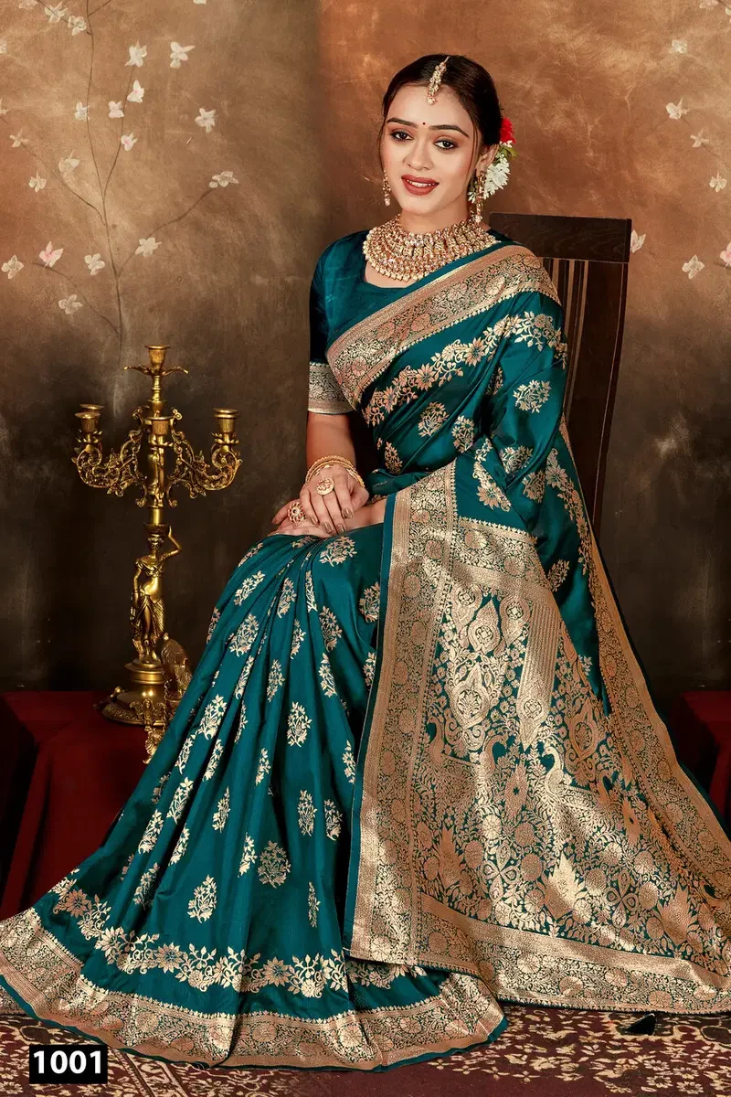 Saroj Arundhati Silk Vol 6 Rich Pallu Festival Wear Stylish Saree - Image 2