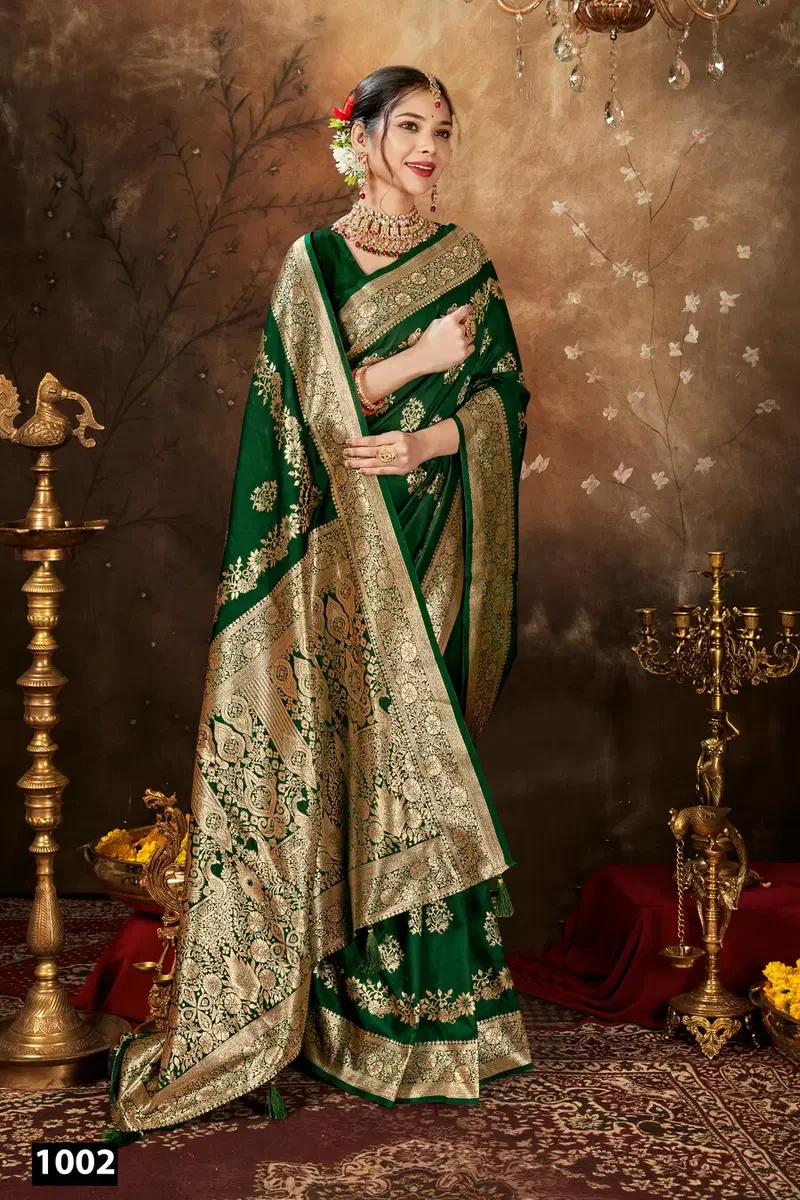 Saroj Arundhati Silk Vol 6 Rich Pallu Festival Wear Stylish Saree - Image 3