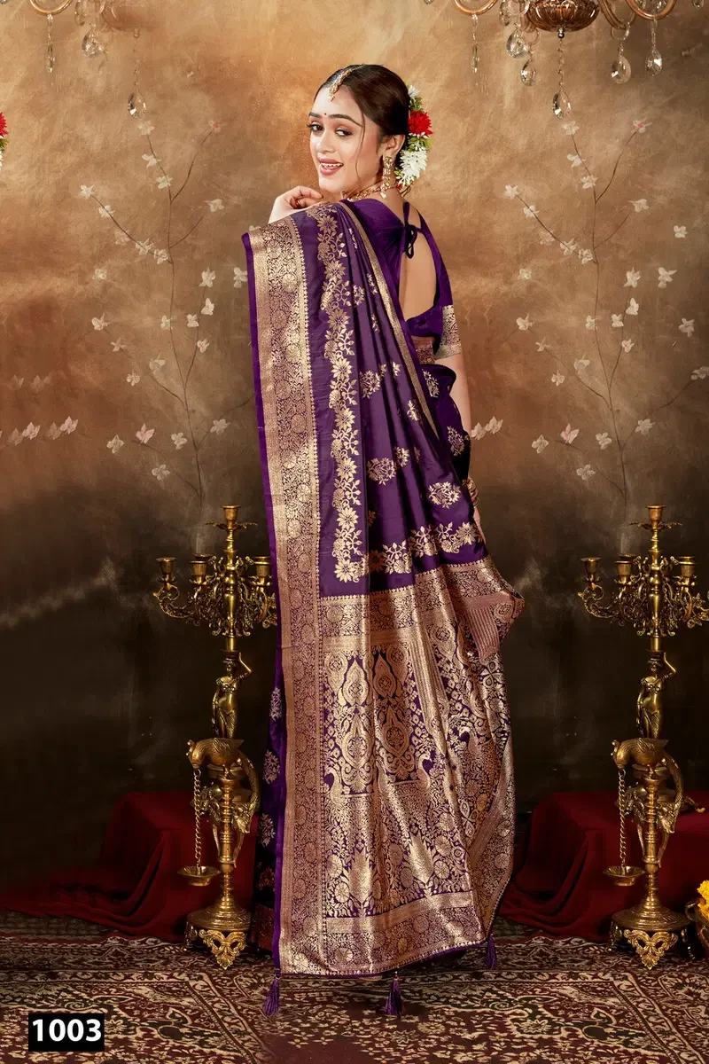 Saroj Arundhati Silk Vol 6 Rich Pallu Festival Wear Stylish Saree - Image 4
