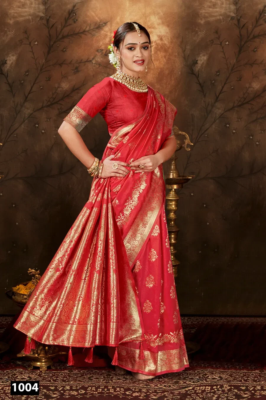 Saroj Arundhati Silk Vol 6 Rich Pallu Festival Wear Stylish Saree - Image 5