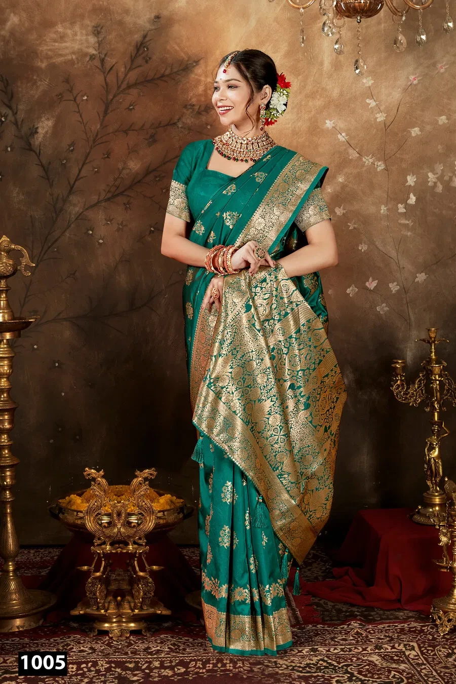 Saroj Arundhati Silk Vol 6 Rich Pallu Festival Wear Stylish Saree - Image 6