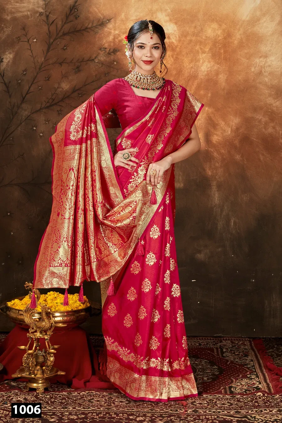 Saroj Arundhati Silk Vol 6 Rich Pallu Festival Wear Stylish Saree - Image 7