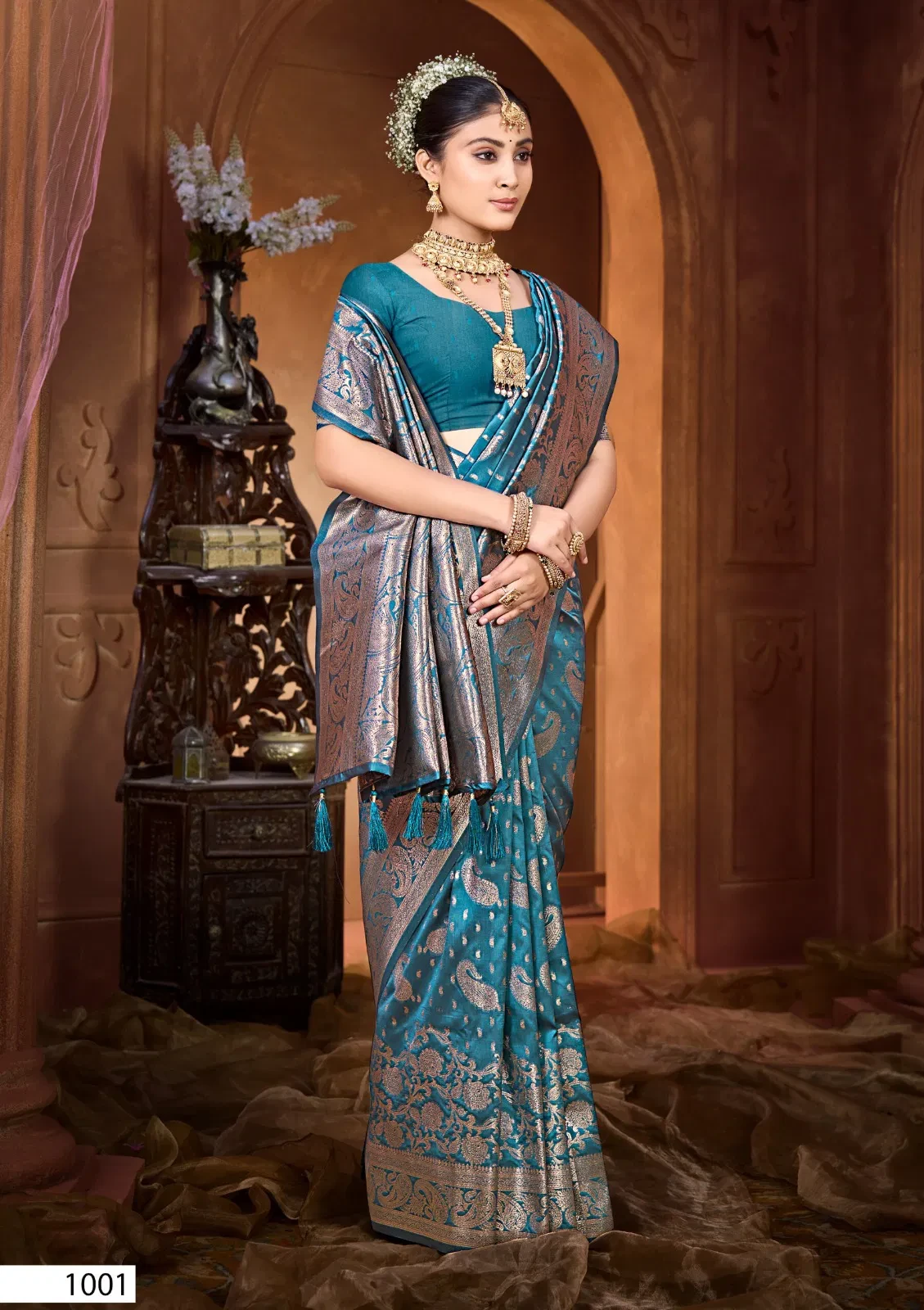 Saroj Matka Silk Vol 2 Rich Pallu Silk Festival Saree Collection - Image 2