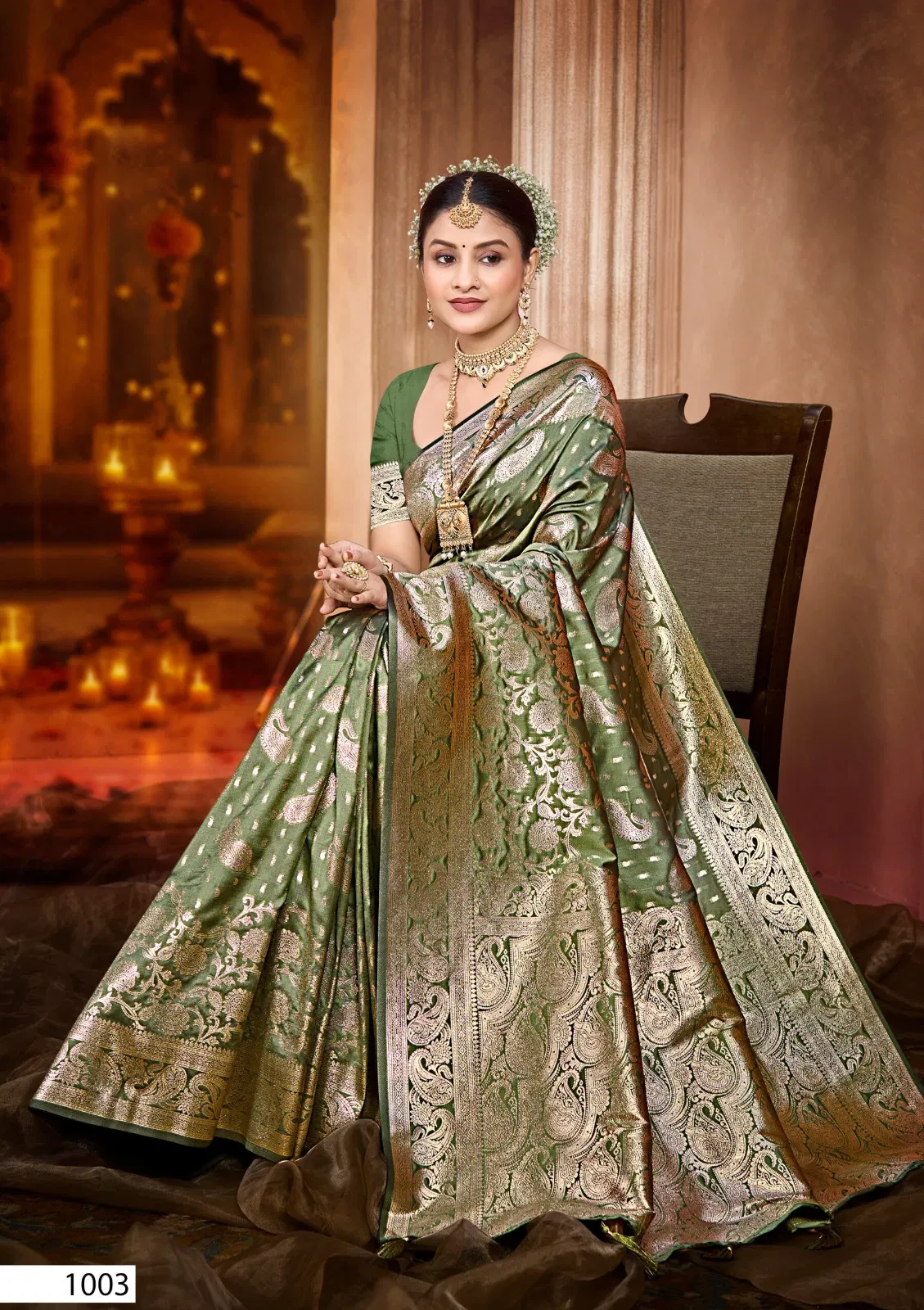 Saroj Matka Silk Vol 2 Rich Pallu Silk Festival Saree Collection - Image 3