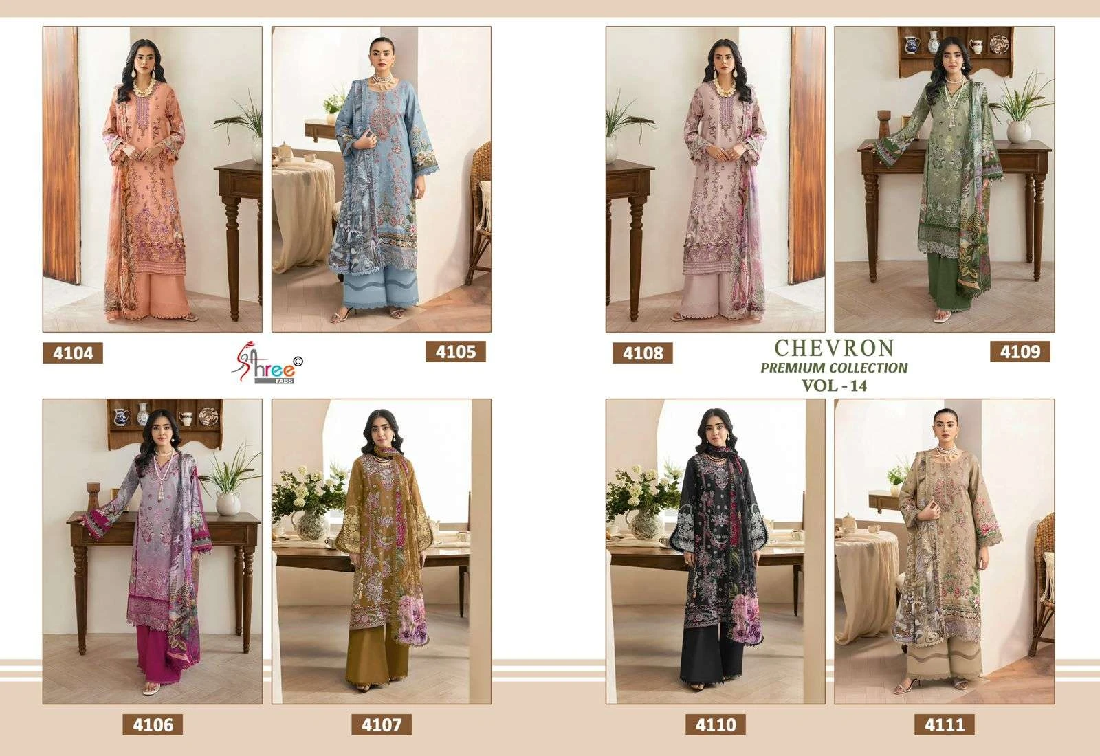 Shree Fab Chevron Premium Collection Vol 14 - Image 10