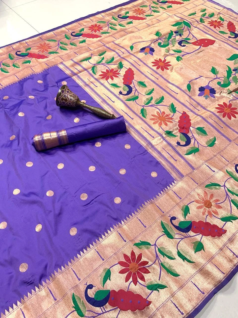 Vt 6089 T Pure Soft Kanchivram Paithani Silk Saree Collection - Image 15