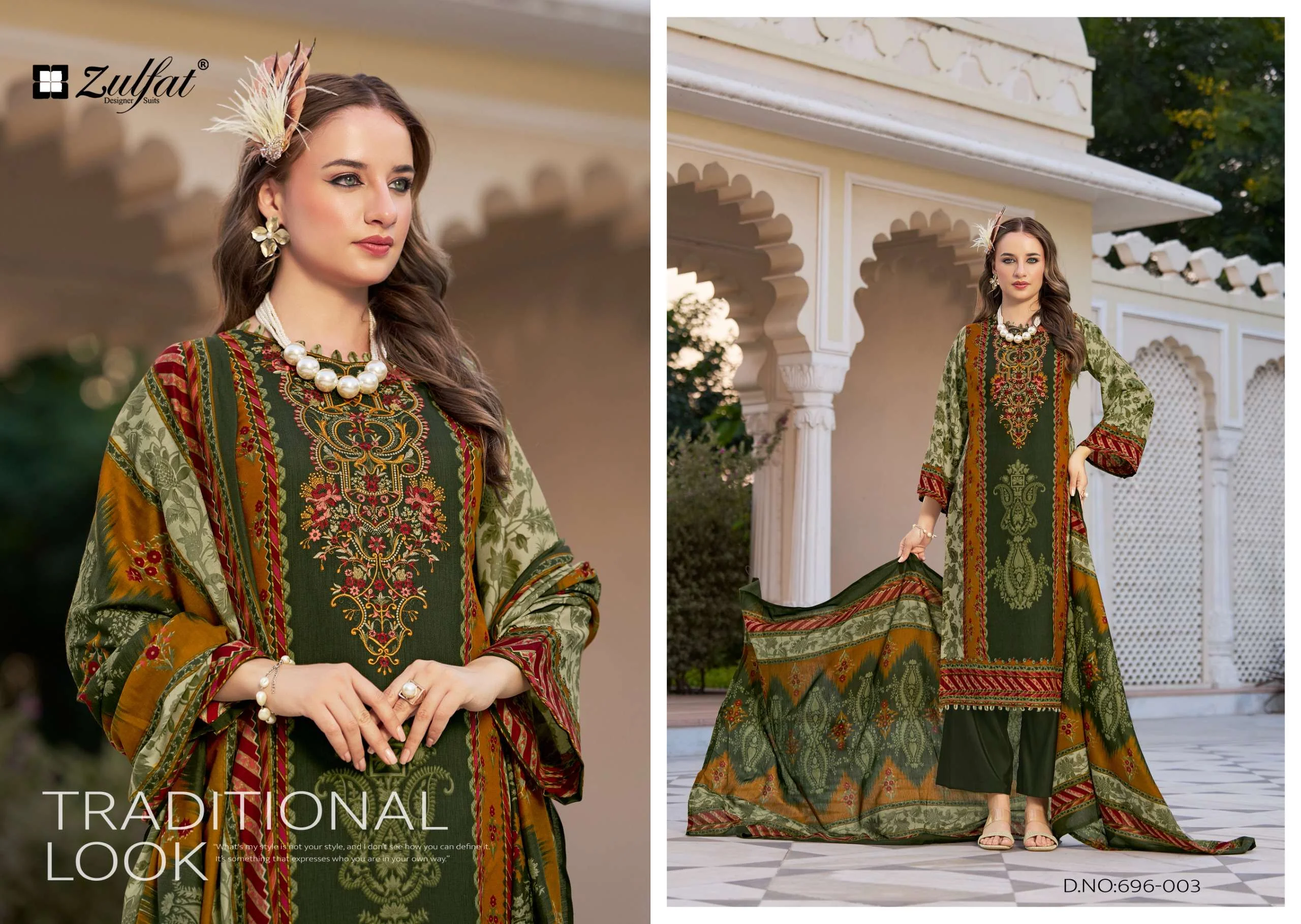 Zulfat Designer Suits Sanam - Image 3