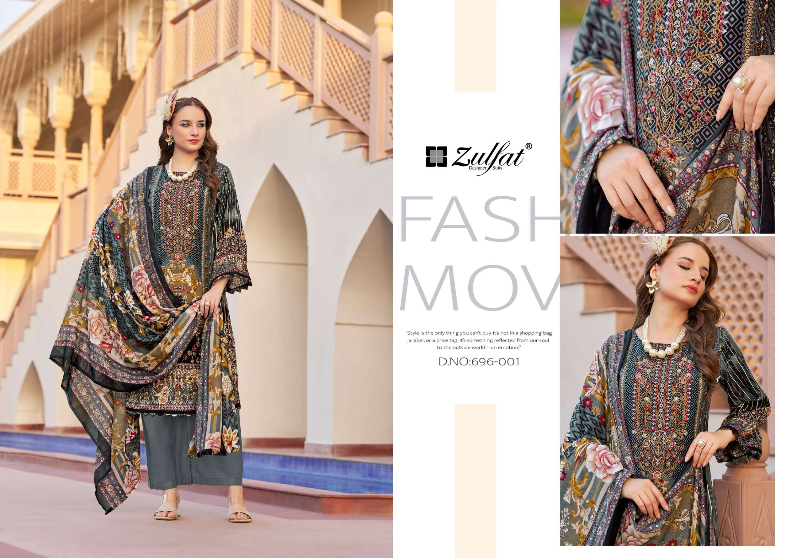 Zulfat Designer Suits Sanam - Image 4